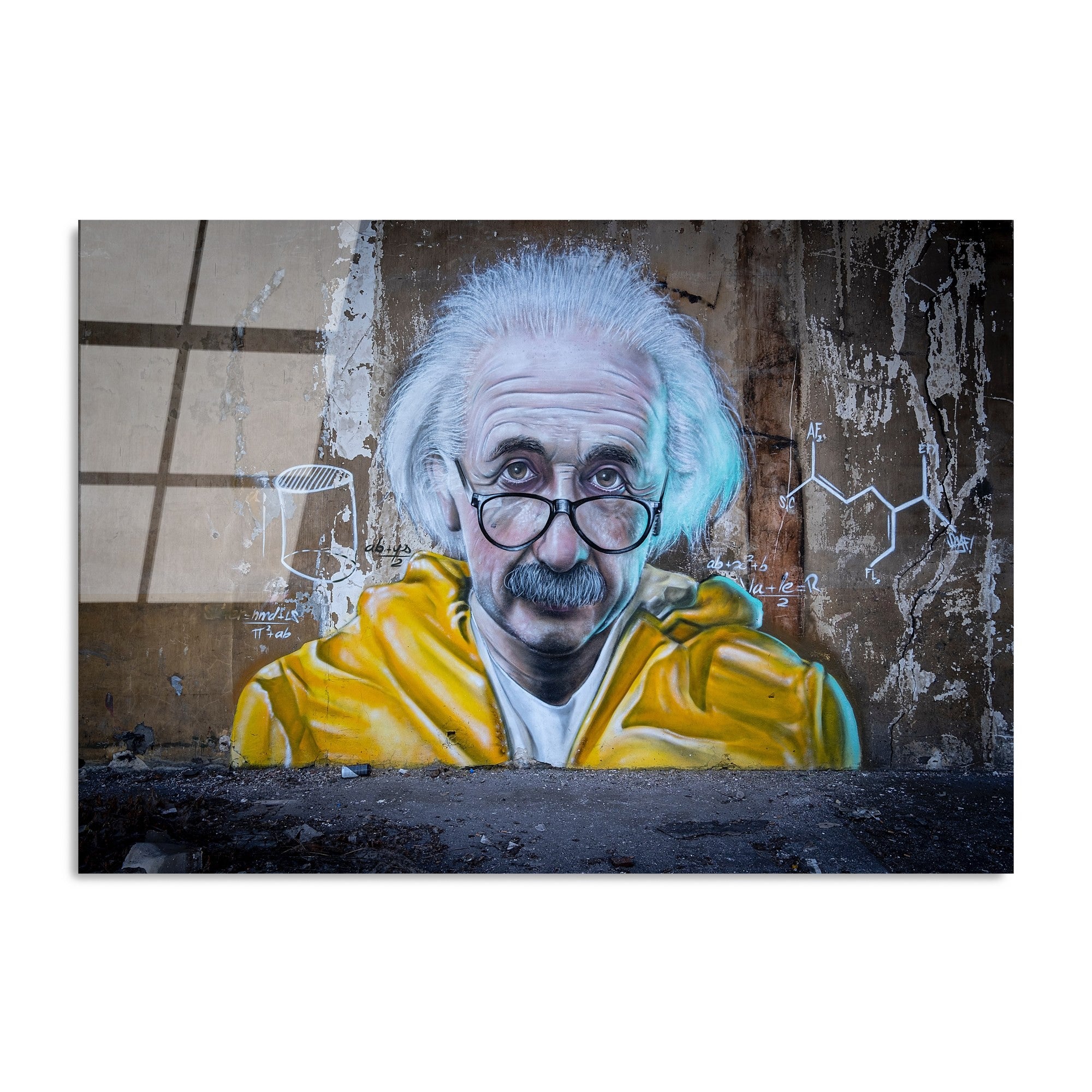 Quadro Decorativo em Vidro Temperado UV-057, Multicolor, 70 x 100 cm, 4 mm