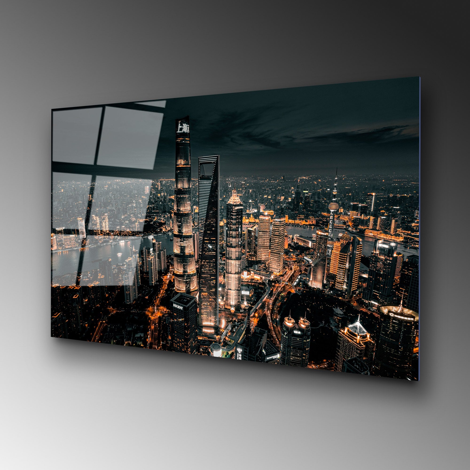 Quadro Decorativo em Vidro Temperado 4 mm UV-058, Multicolor, 70 x 100 cm