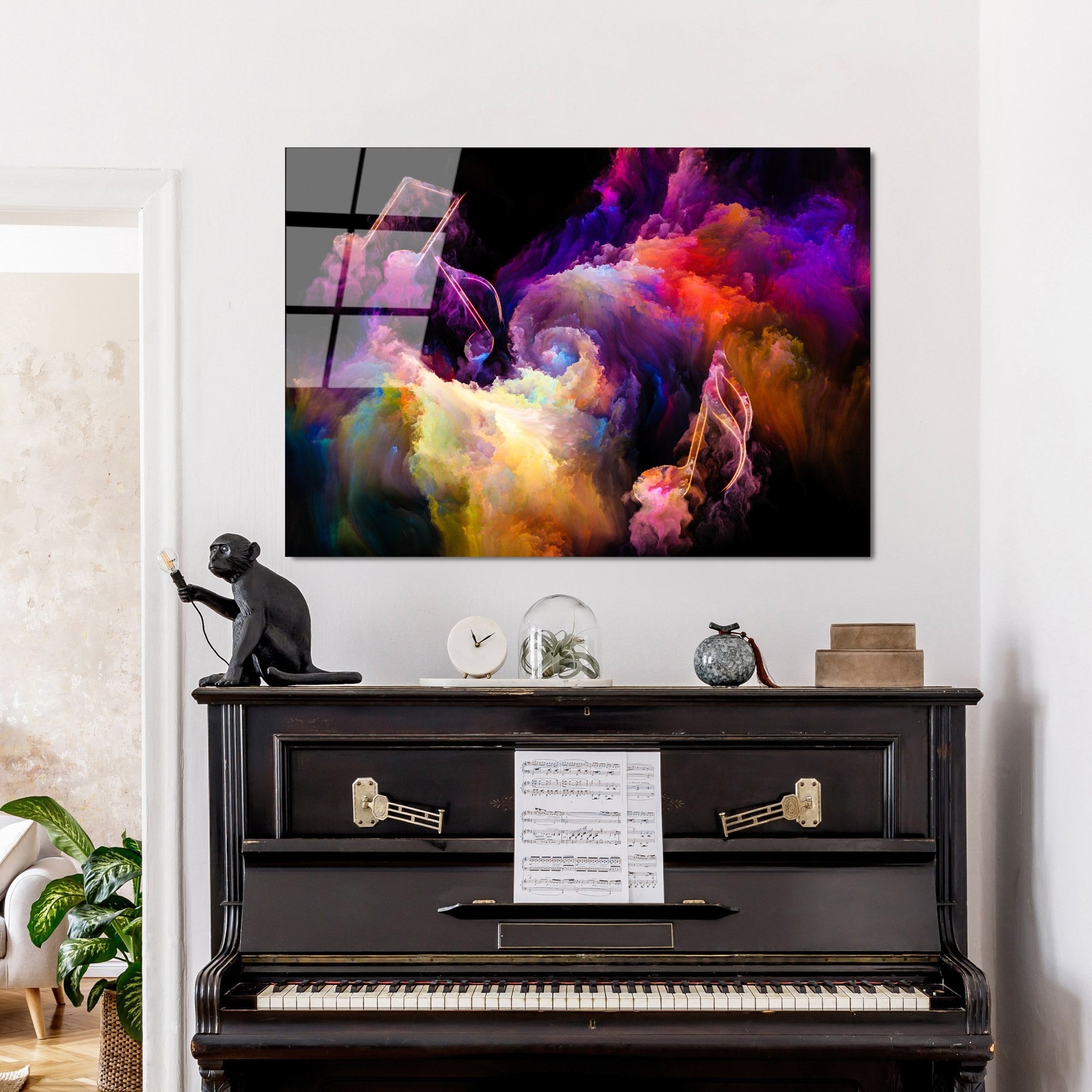 Quadro Decorativo em Vidro Temperado Multicolor UV-060, 70 x 100 cm, 4 mm