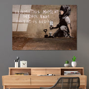 Quadro Decorativo em Vidro Temperado UV-061, 70 x 100 cm, Multicolor, 4 mm