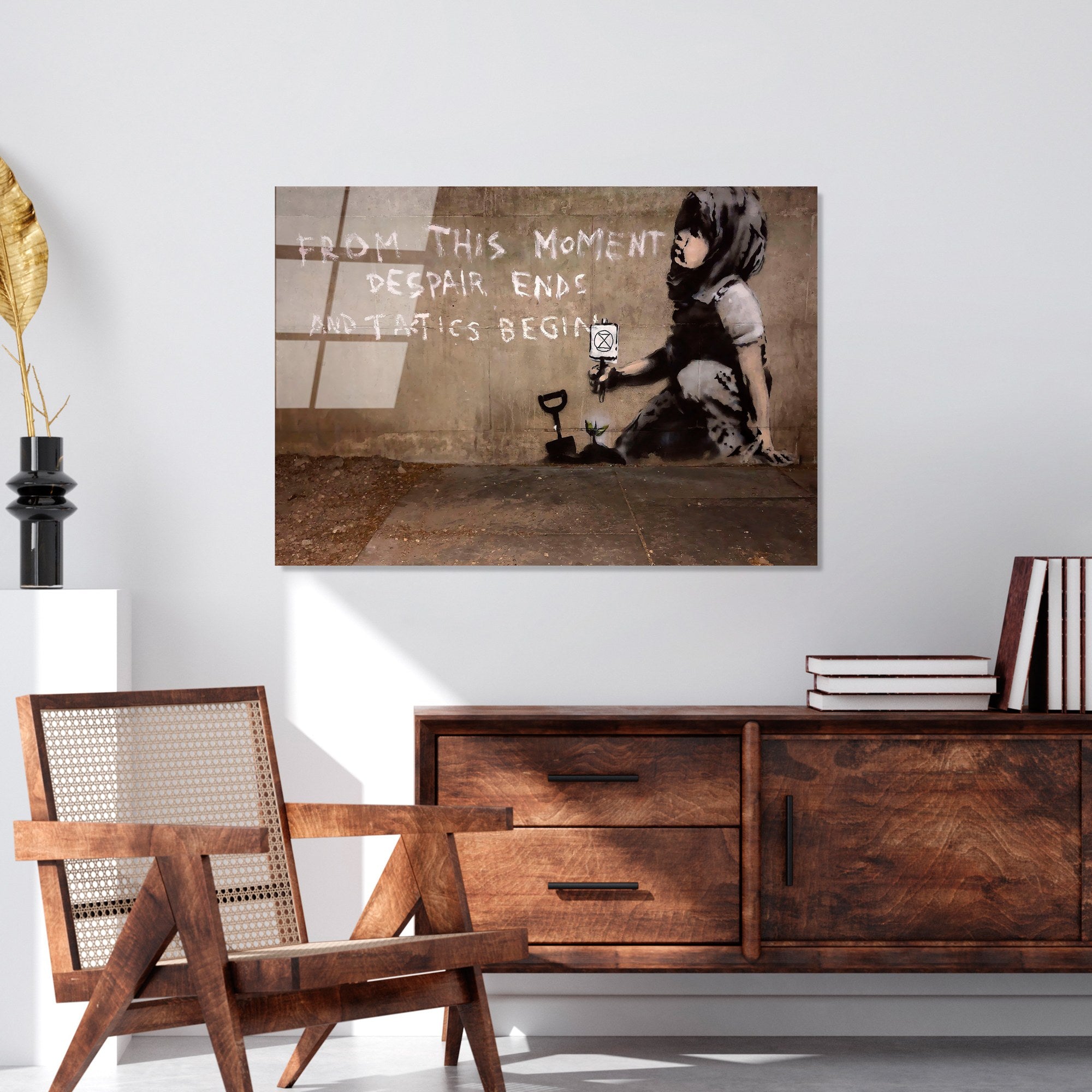 Quadro Decorativo em Vidro Temperado UV-061, 70 x 100 cm, Multicolor, 4 mm