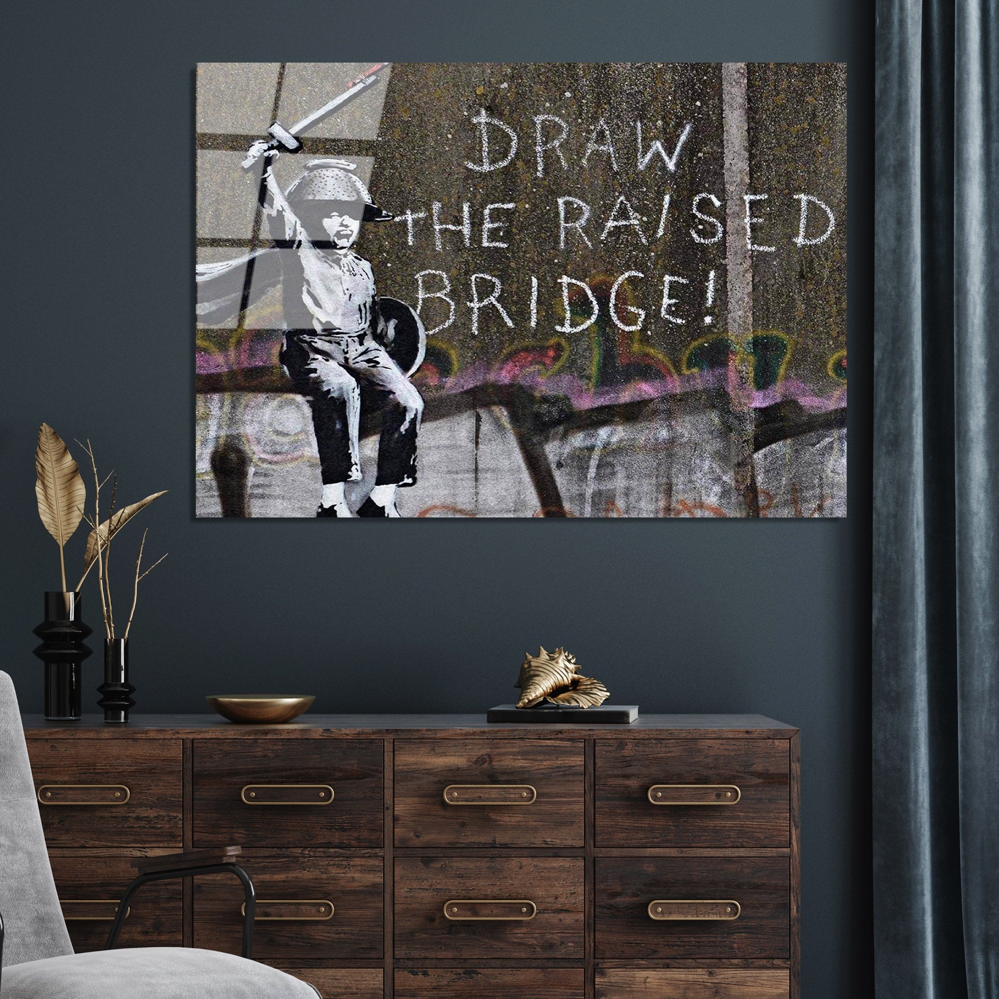 Quadro Decorativo em Vidro Temperado 100% Multicolor UV-062, 70x100 cm (4 mm)