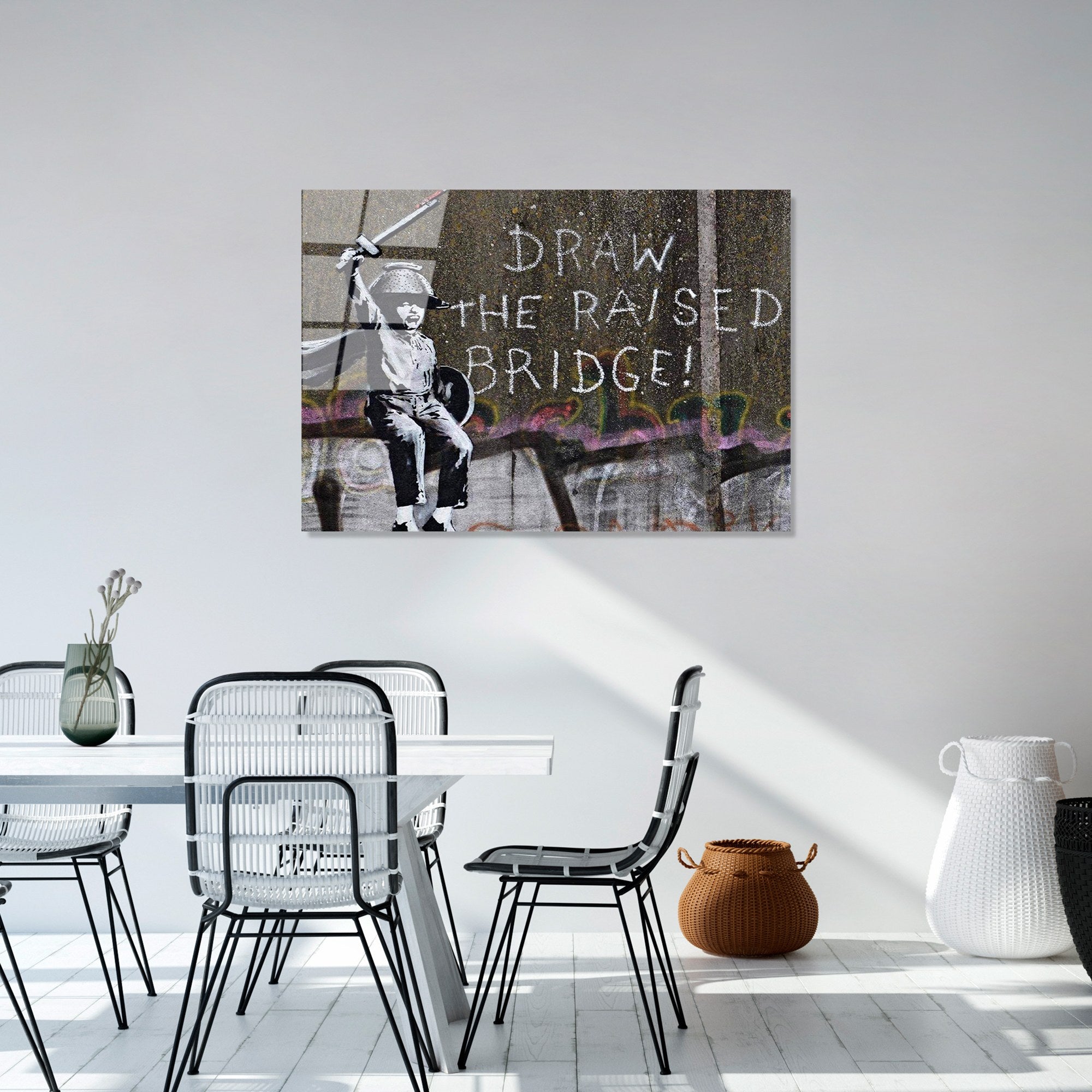 Quadro Decorativo em Vidro Temperado 100% Multicolor UV-062, 70x100 cm (4 mm)