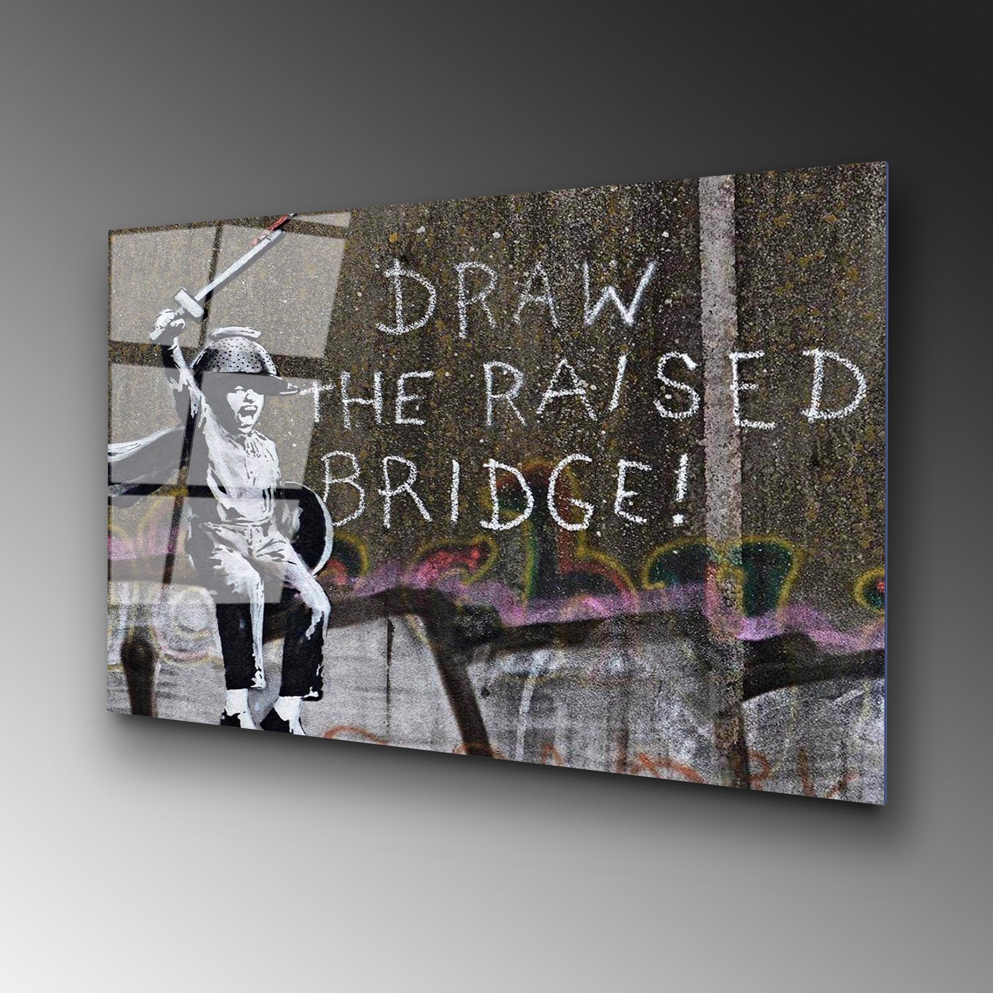 Quadro Decorativo em Vidro Temperado 100% Multicolor UV-062, 70x100 cm (4 mm)