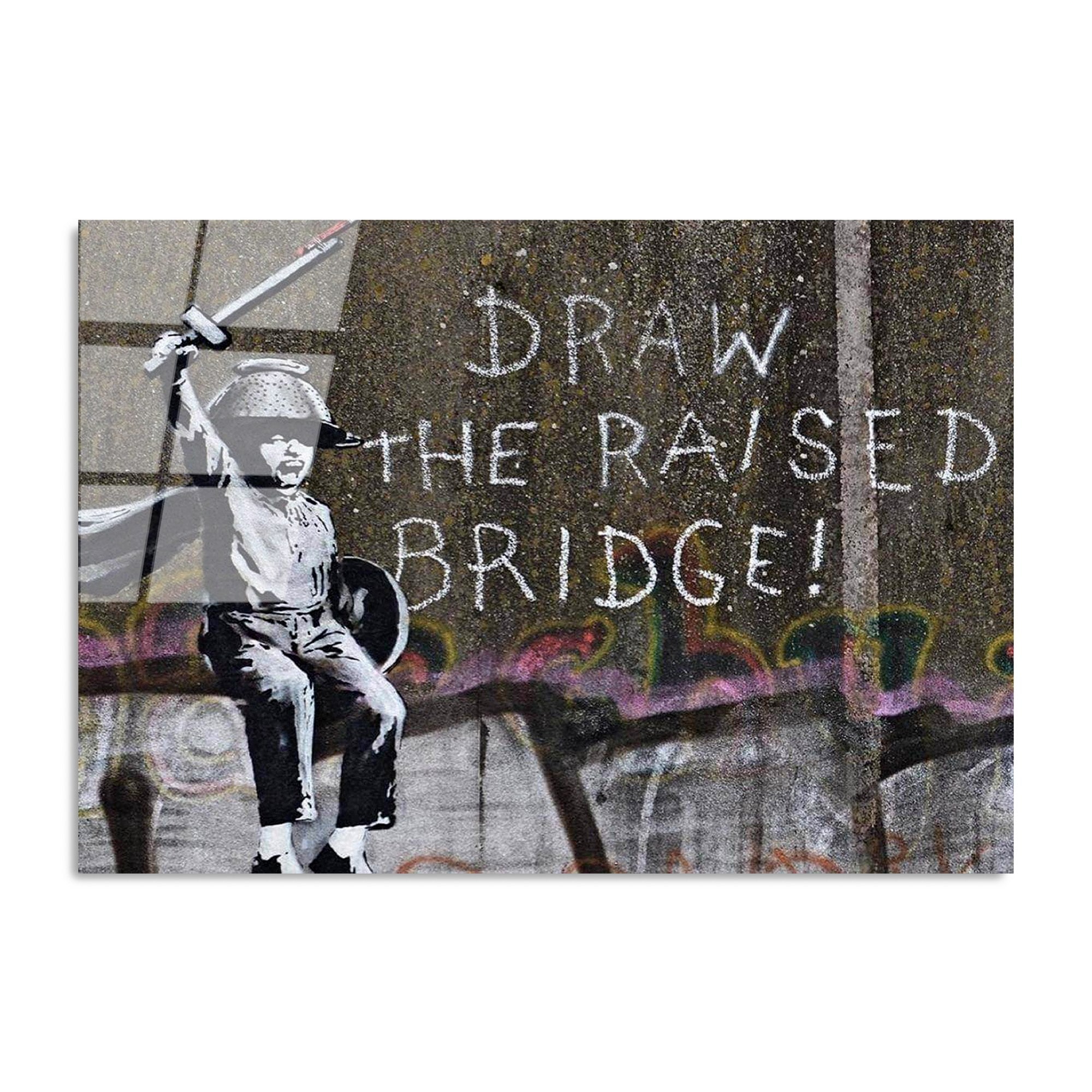 Quadro Decorativo em Vidro Temperado 100% Multicolor UV-062, 70x100 cm (4 mm)