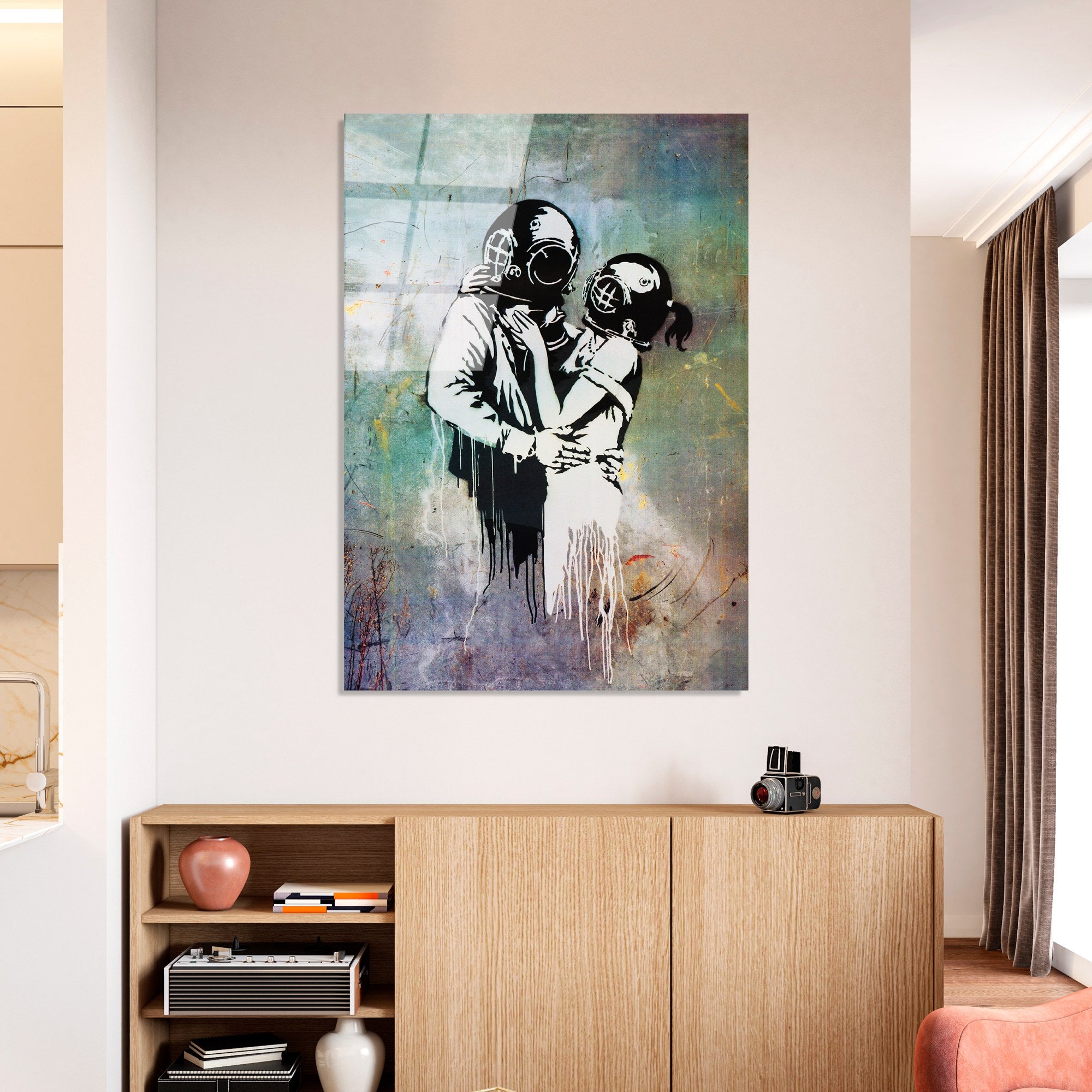 Quadro Decorativo em Vidro 100% Temperado 4 mm 70x100 cm – Multicolor (UV-064)