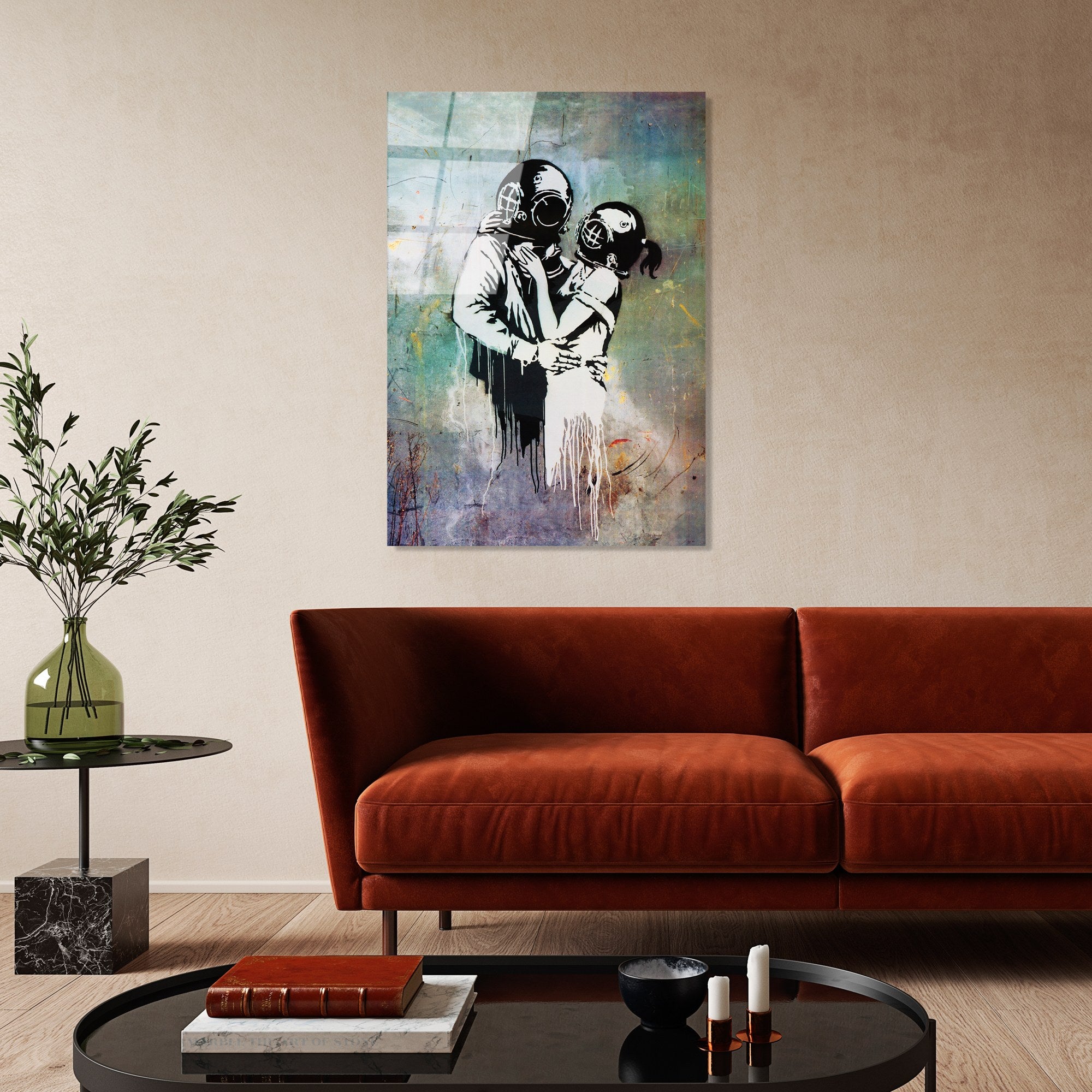 Quadro Decorativo em Vidro 100% Temperado 4 mm 70x100 cm – Multicolor (UV-064)