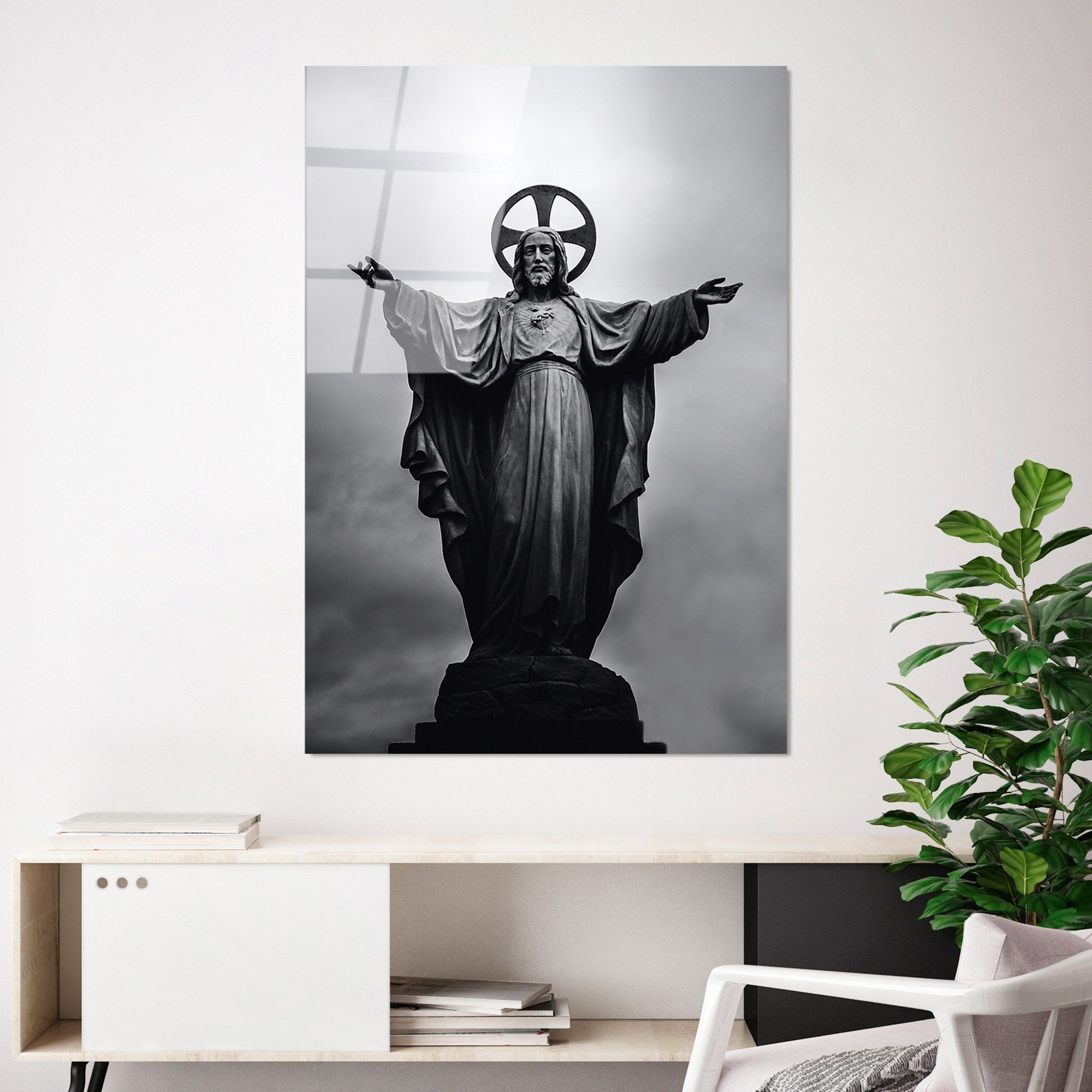 Quadro Decorativo em Vidro Temperado UV-066 (70x100 cm, 4 mm) – Multicor