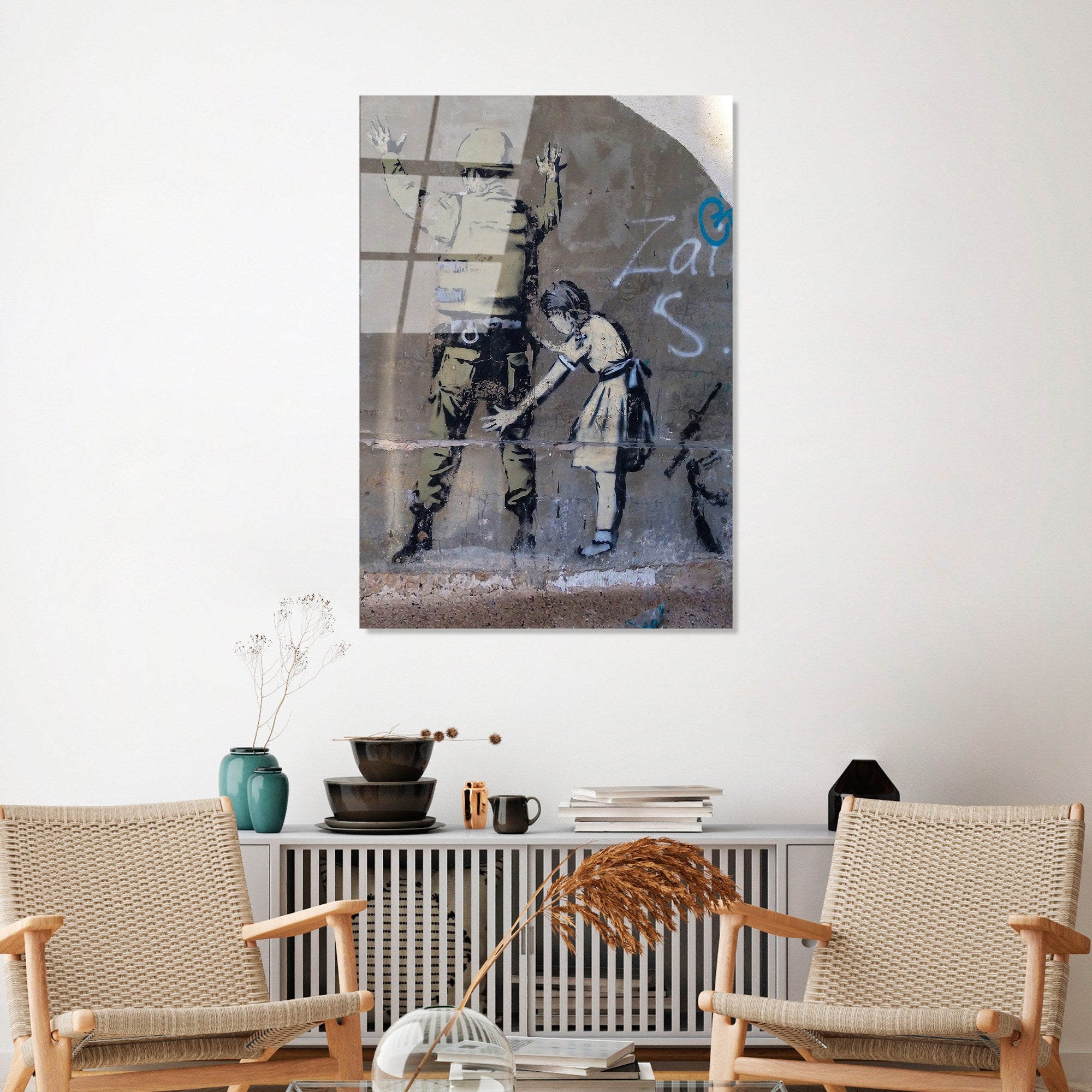 Quadro Decorativo em Vidro Temperado Multicolor 70x100 cm (4 mm) - UV-067