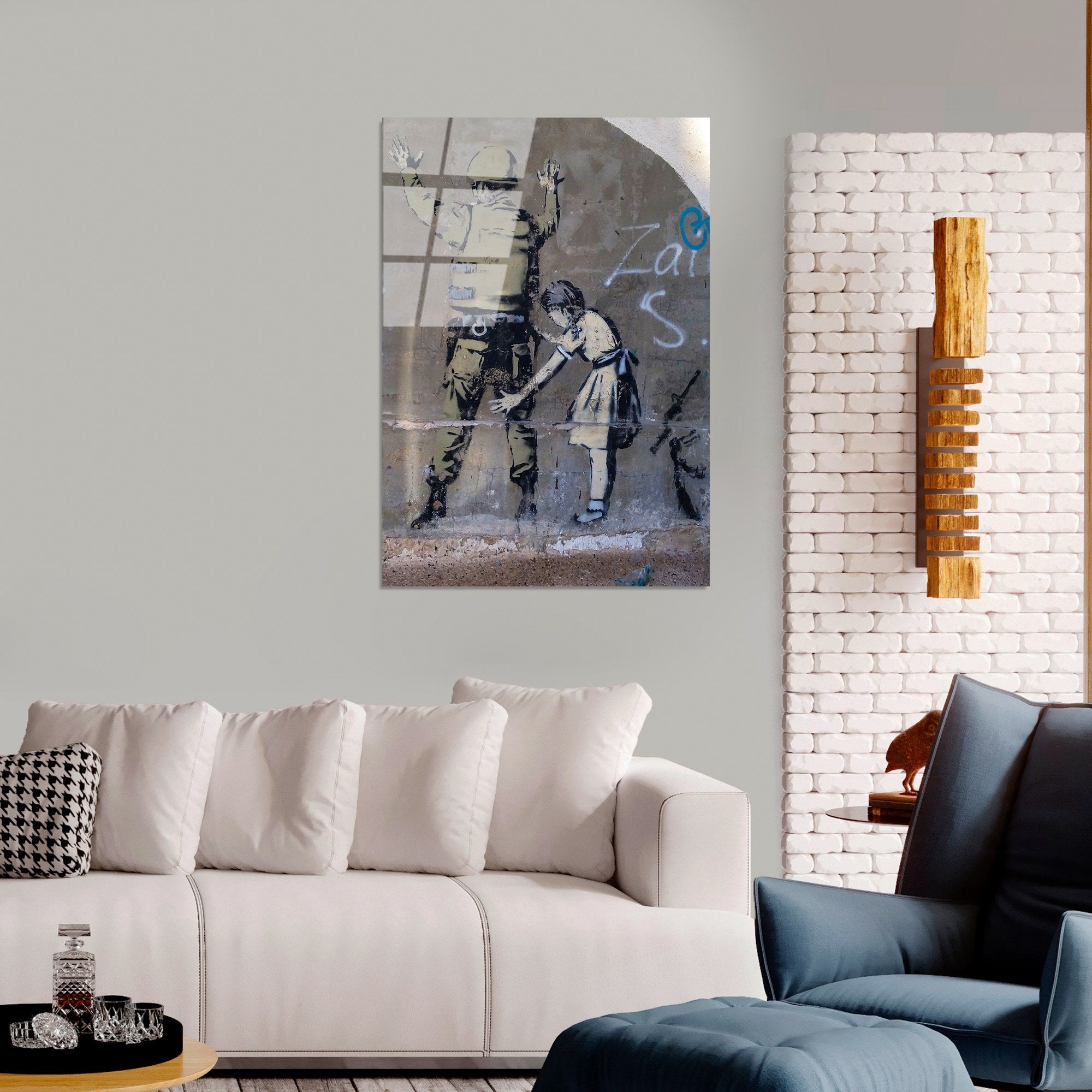 Quadro Decorativo em Vidro Temperado Multicolor 70x100 cm (4 mm) - UV-067