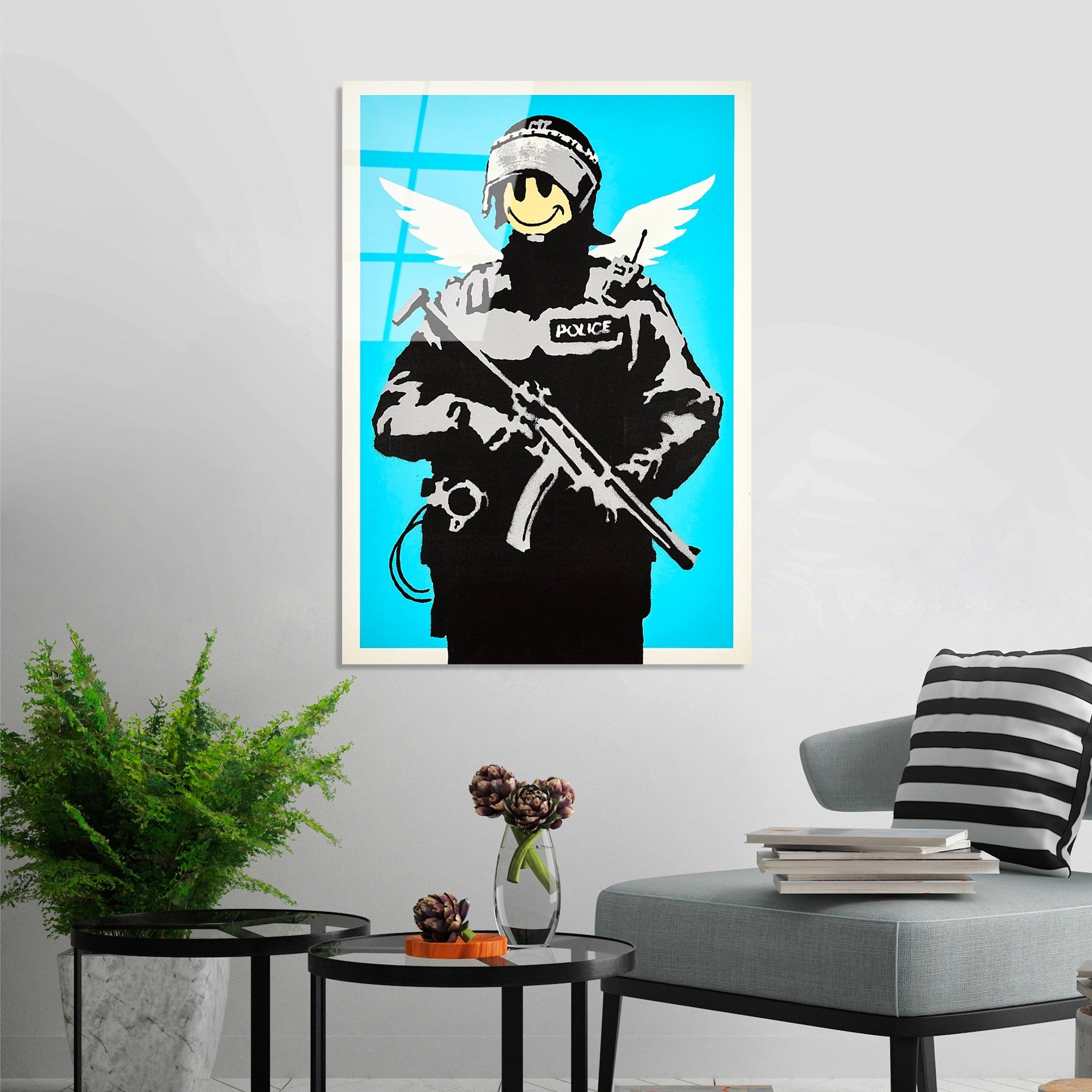 Quadro Decorativo em Vidro Temperado UV-069 – Multicolor – 70 x 100 cm – 4 mm