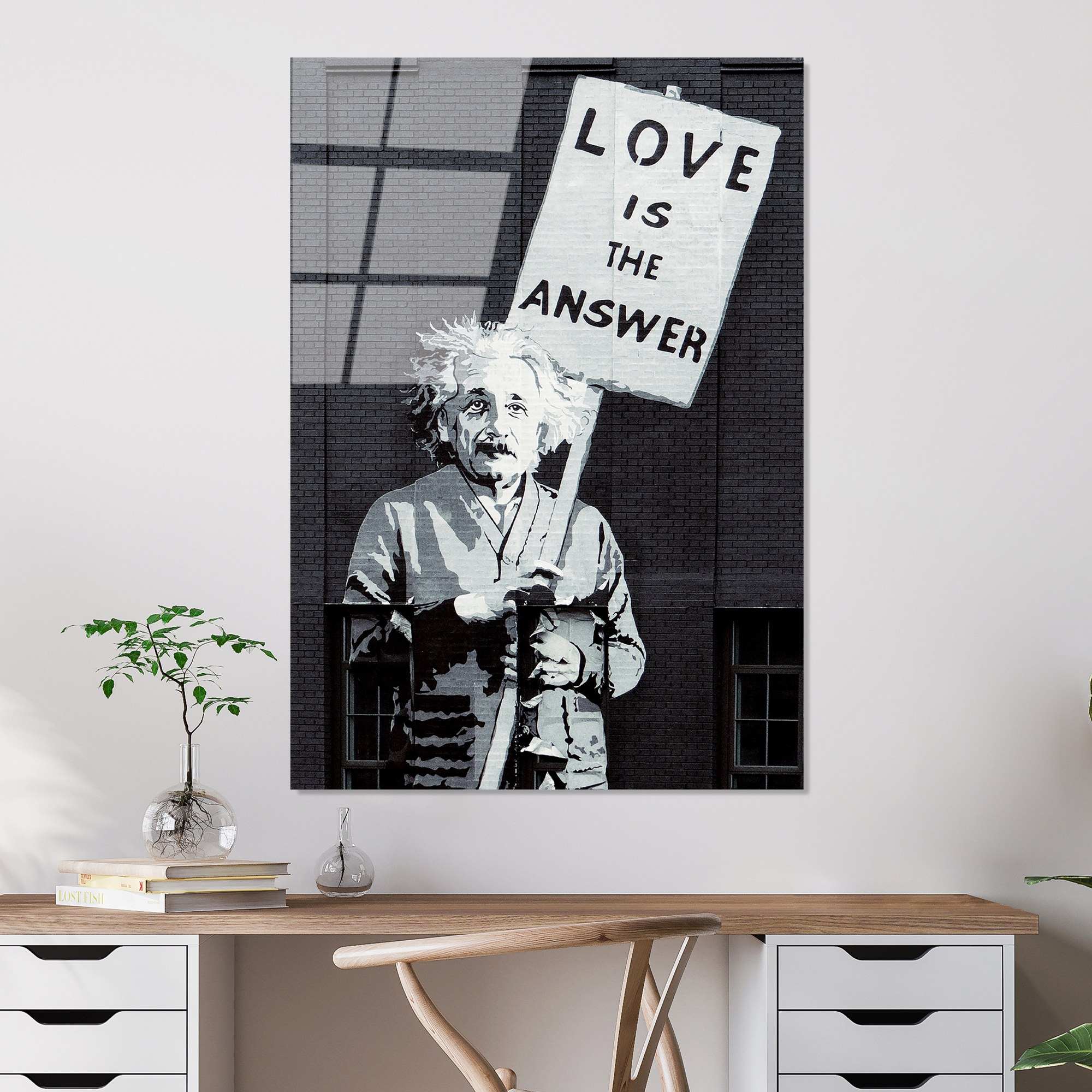 Quadro Decorativo em Vidro Temperado 70x100 cm (4 mm) – Multicolor | UV-071 | 123BZM1133