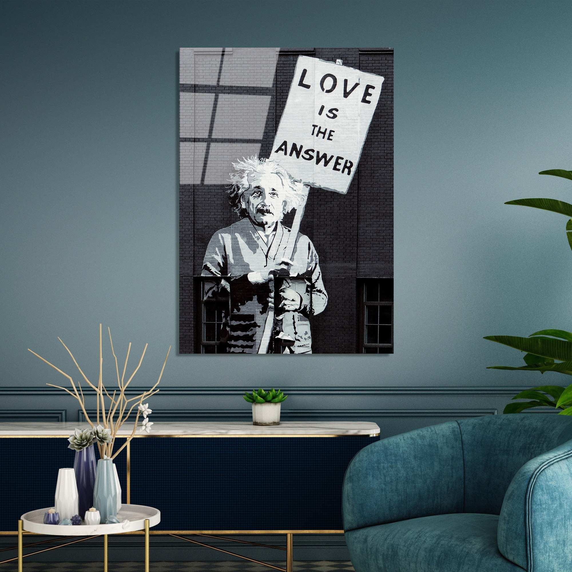 Quadro Decorativo em Vidro Temperado 70x100 cm (4 mm) – Multicolor | UV-071 | 123BZM1133