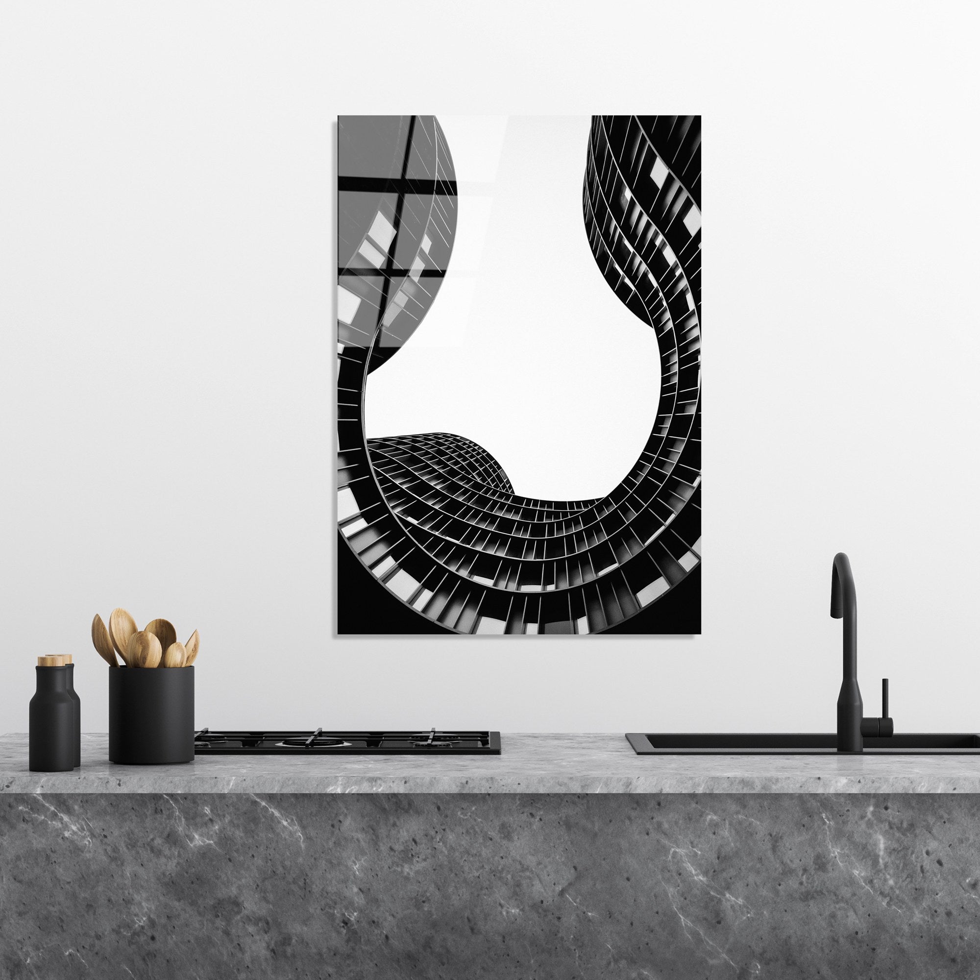 Quadro Decorativo em Vidro Temperado 70x100 cm (4 mm) Multicolor – UV-072