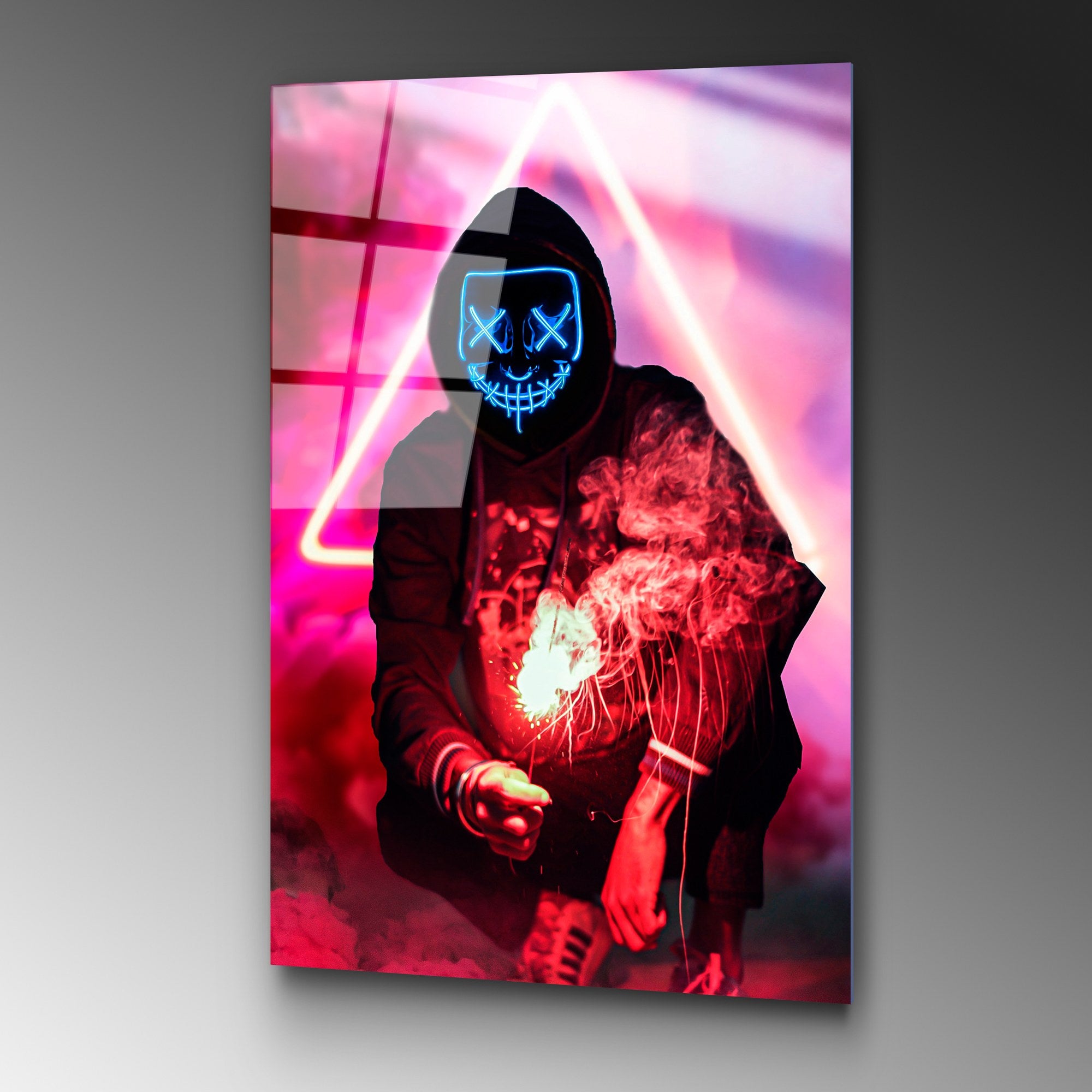 Quadro Decorativo em Vidro Temperado UV-078, 70x100 cm, 100% Vidro (4 mm), Multicolor