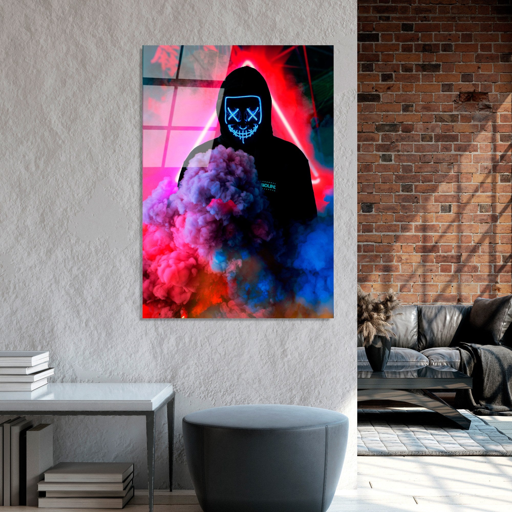 Quadro Decorativo em Vidro Temperado 70 x 100 cm UV-080 – Multicolor, 4 mm