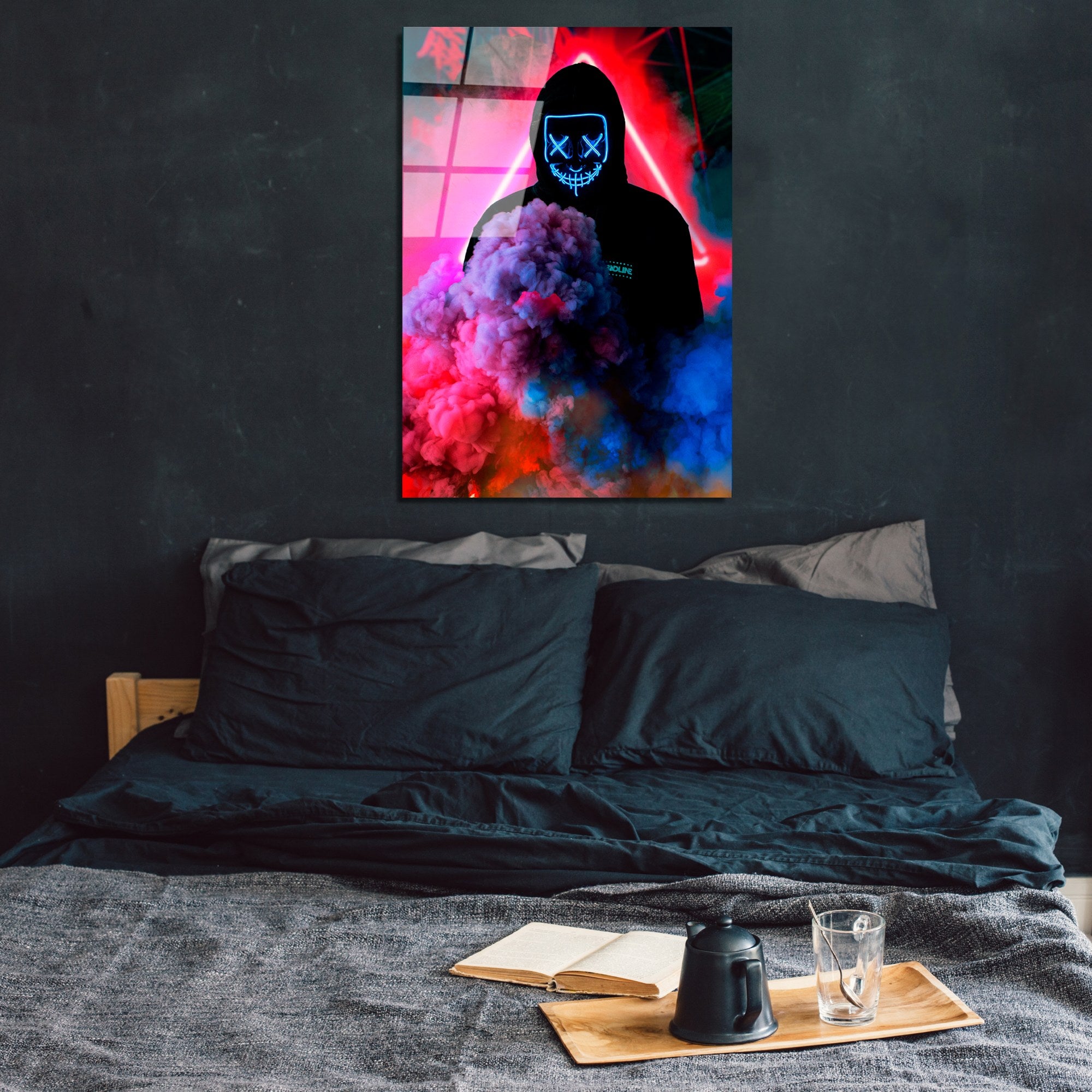 Quadro Decorativo em Vidro Temperado 70 x 100 cm UV-080 – Multicolor, 4 mm