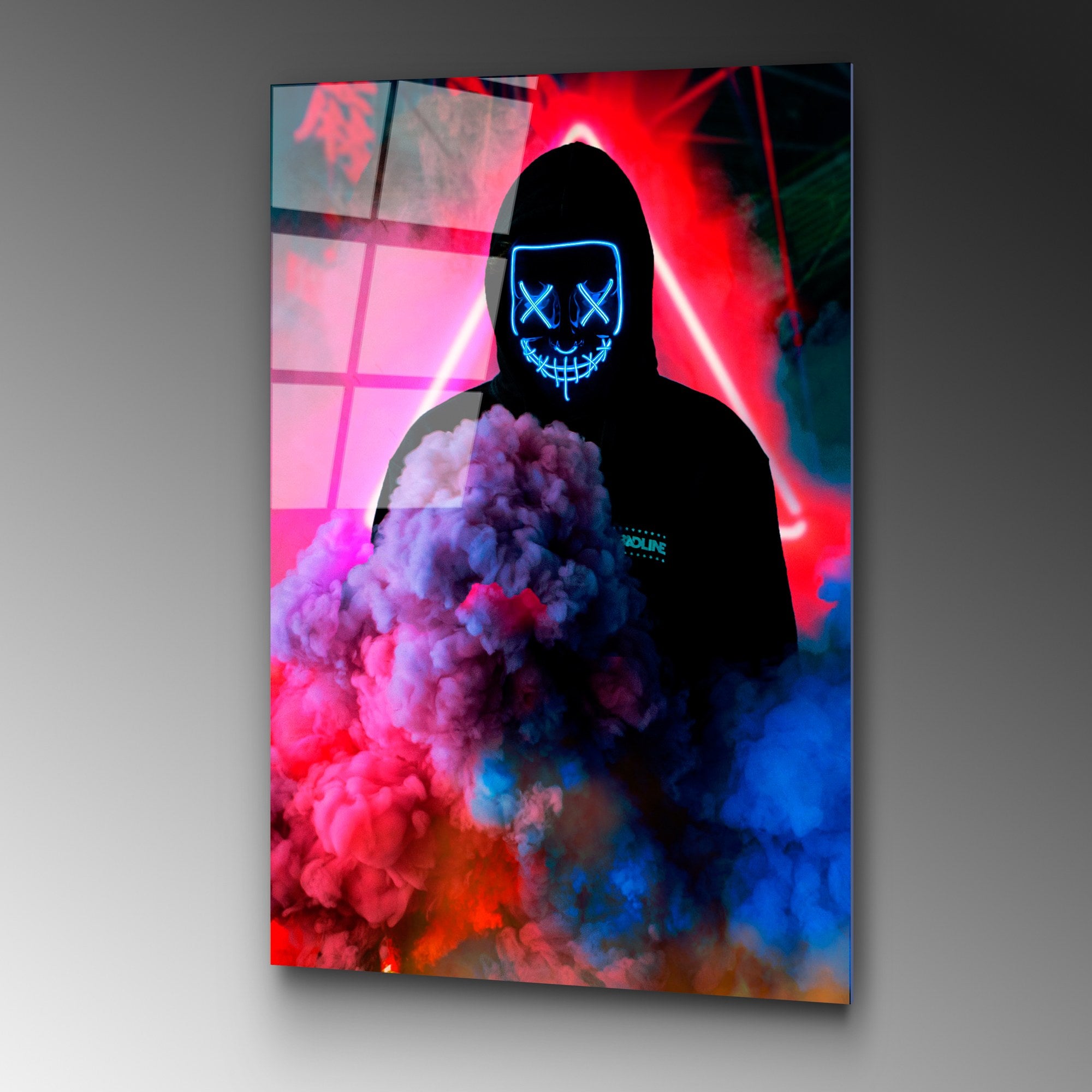 Quadro Decorativo em Vidro Temperado 70 x 100 cm UV-080 – Multicolor, 4 mm