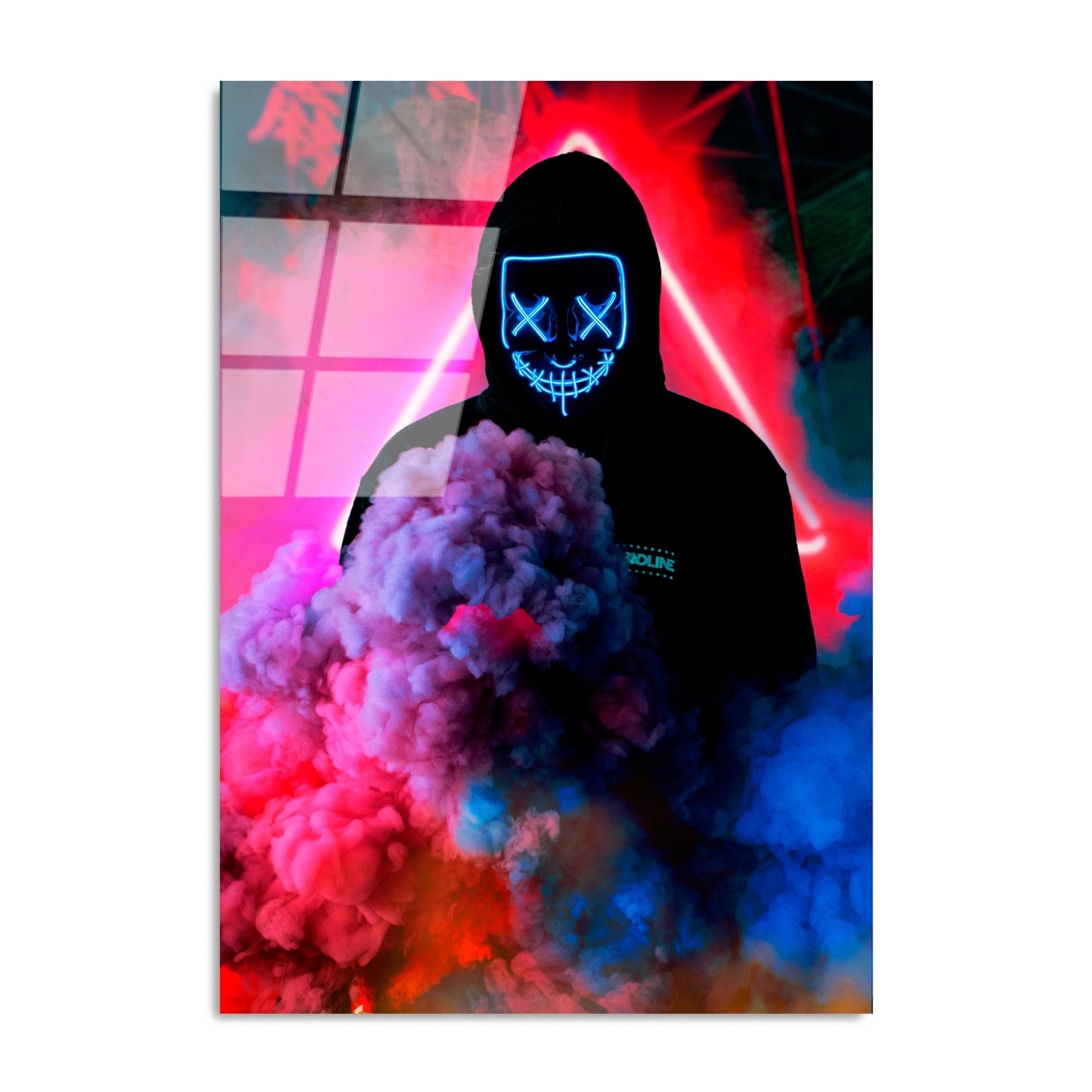 Quadro Decorativo em Vidro Temperado 70 x 100 cm UV-080 – Multicolor, 4 mm