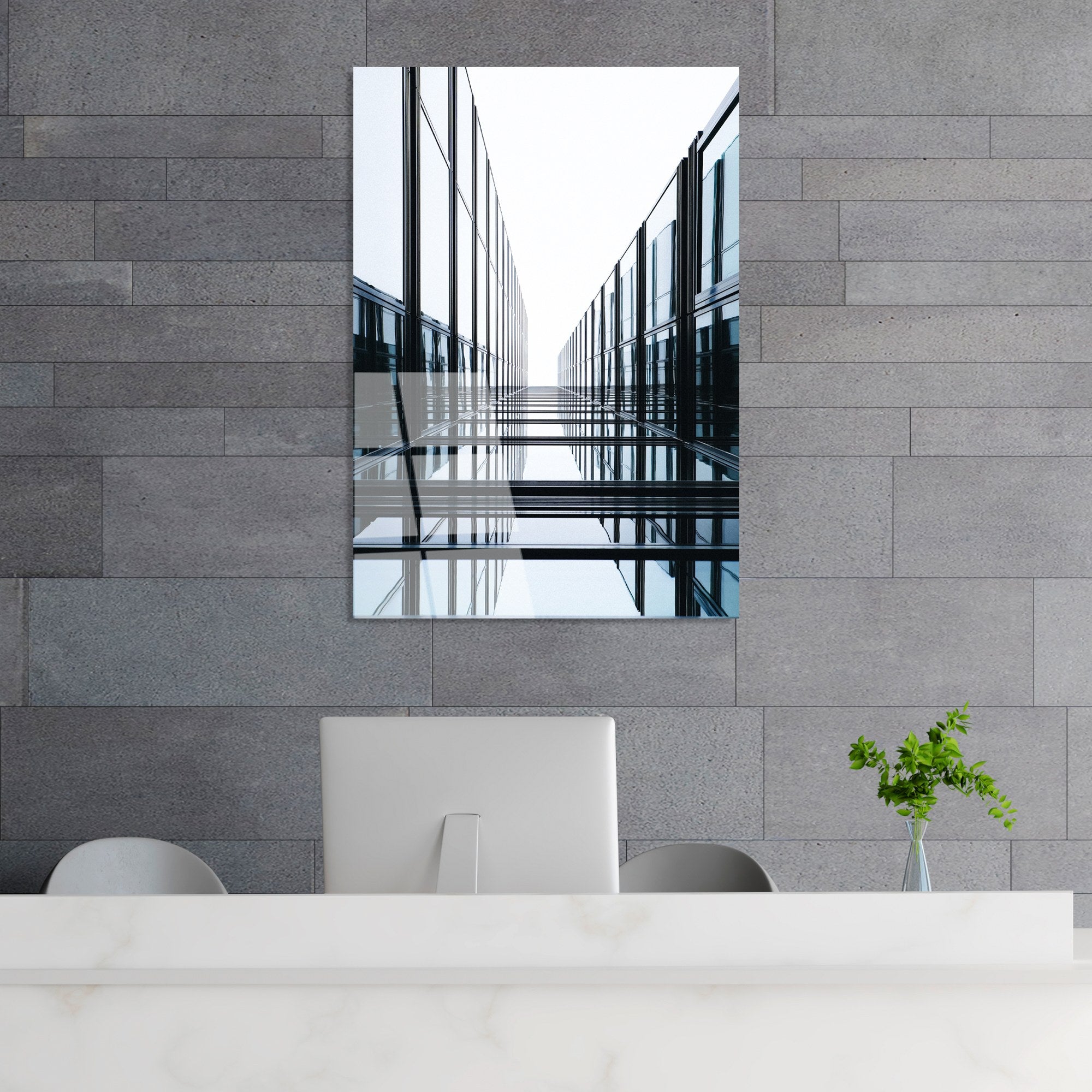 Quadro Decorativo em Vidro Temperado UV-081, 70x100 cm, Multicolor, 4 mm