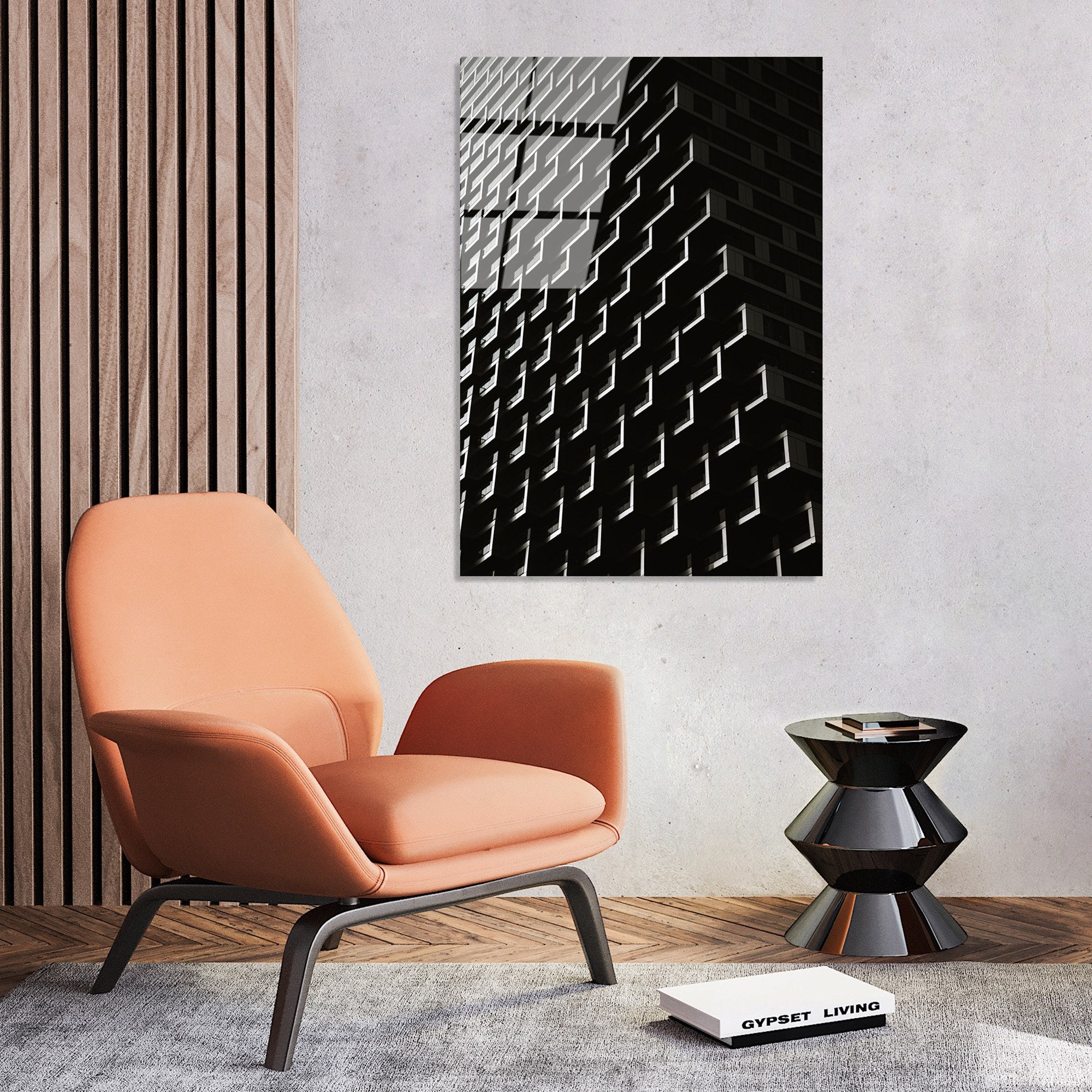 Quadro Decorativo em Vidro Temperado UV-082, 70 x 100 cm, Multicolor, 4 mm