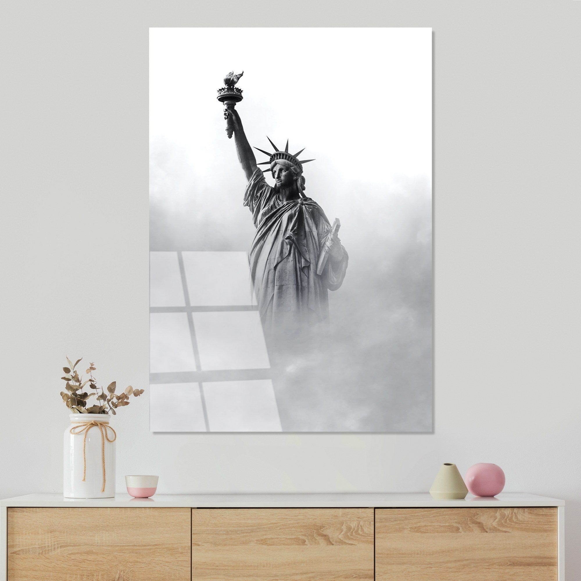 Quadro Decorativo em Vidro Temperado UV-085, 70x100 cm, Multicolor, 4 mm