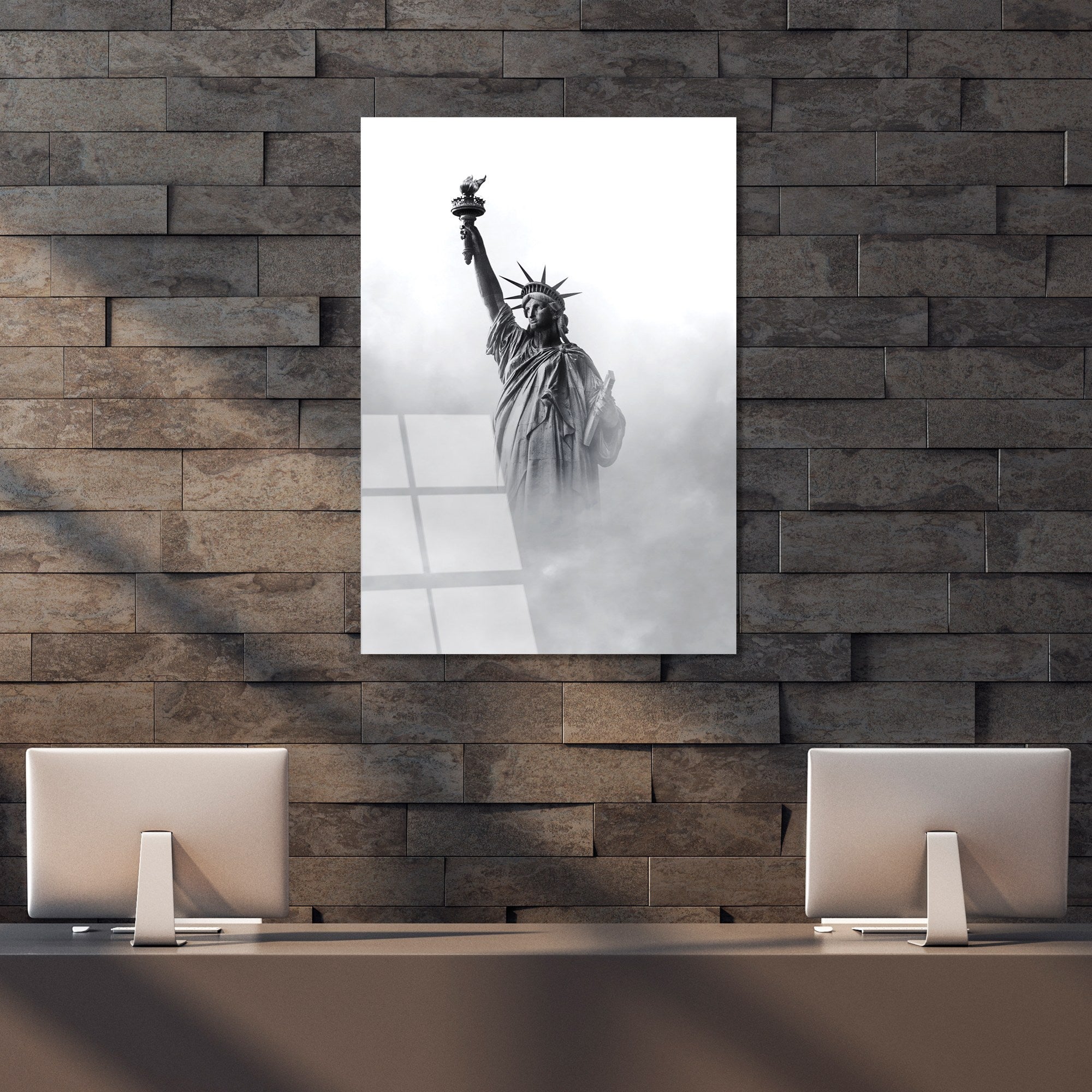 Quadro Decorativo em Vidro Temperado UV-085, 70x100 cm, Multicolor, 4 mm