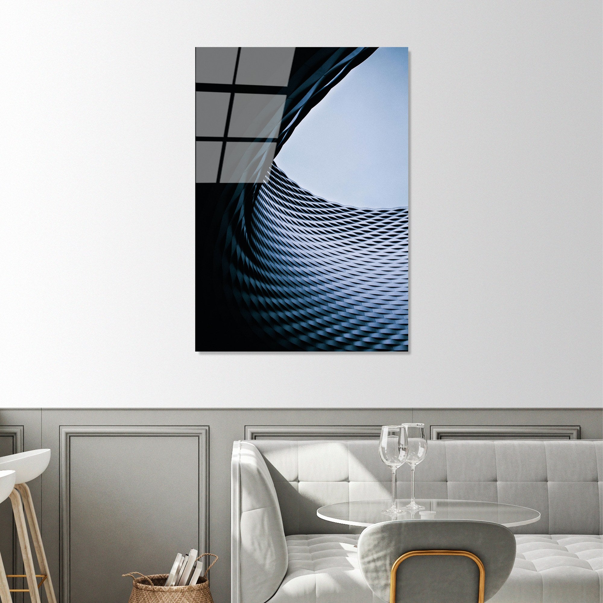 Quadro Decorativo em Vidro Temperado 100% UV-086, 70 x 100 cm, Multicor, 4 mm