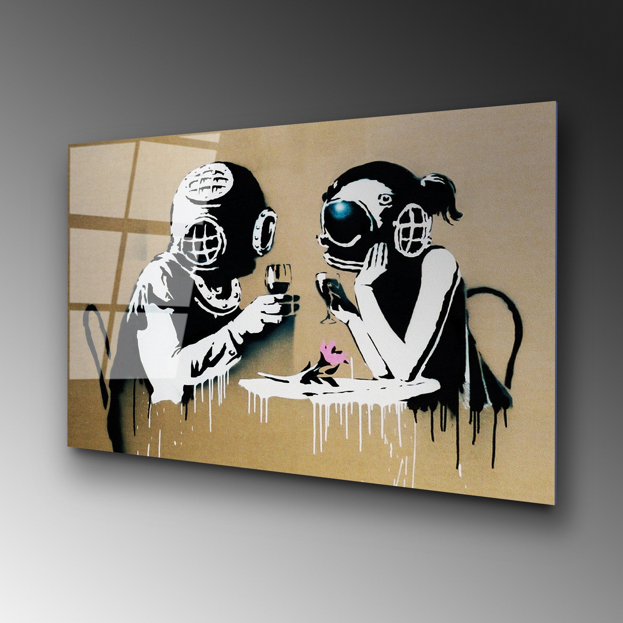 Quadro Decorativo em Vidro Temperado 100% UV-087, 70 x 100 cm, Multicolor (4 mm)