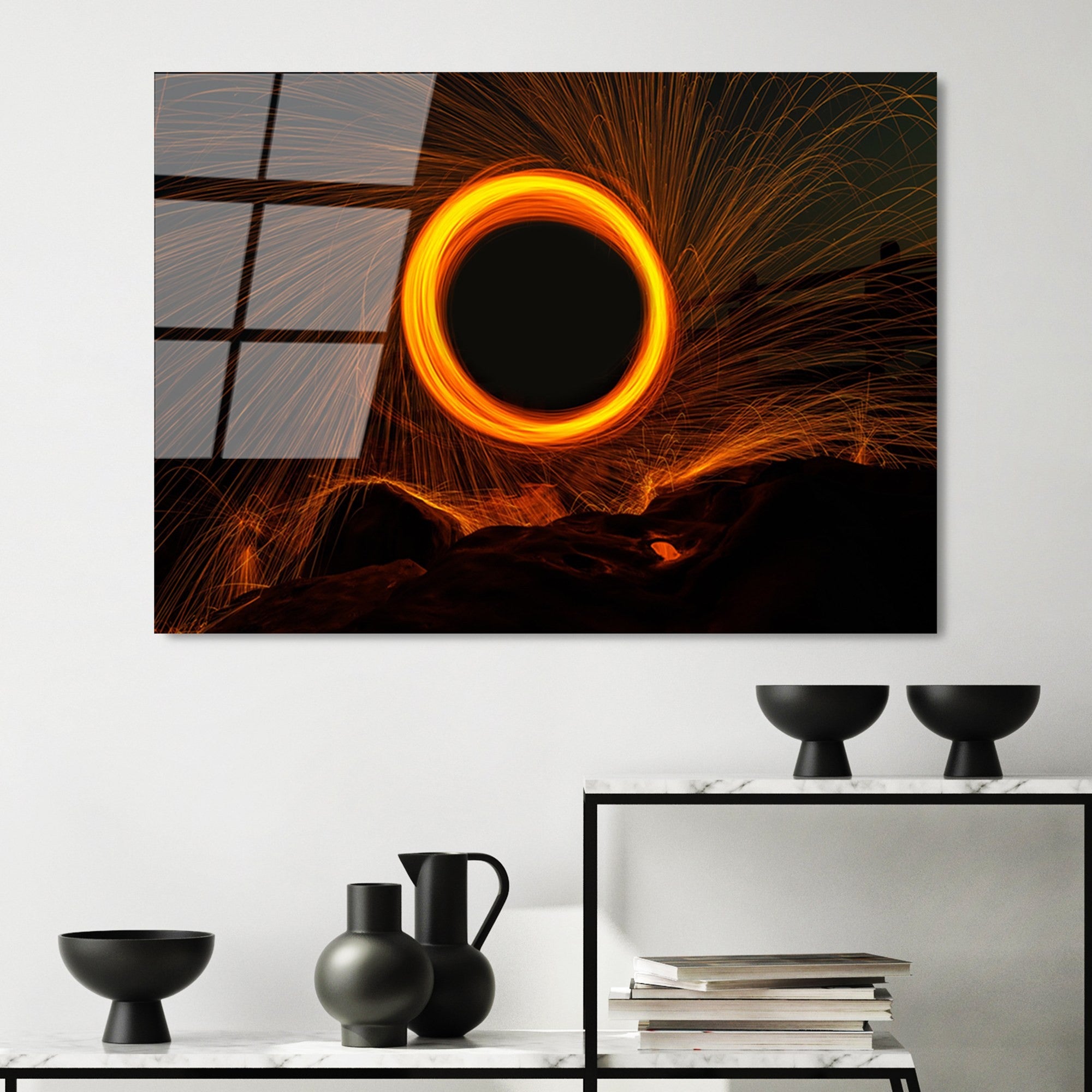 Quadro Decorativo em 100% Vidro Temperado 70 x 100 cm, Multicolor, 4 mm (UV-089)