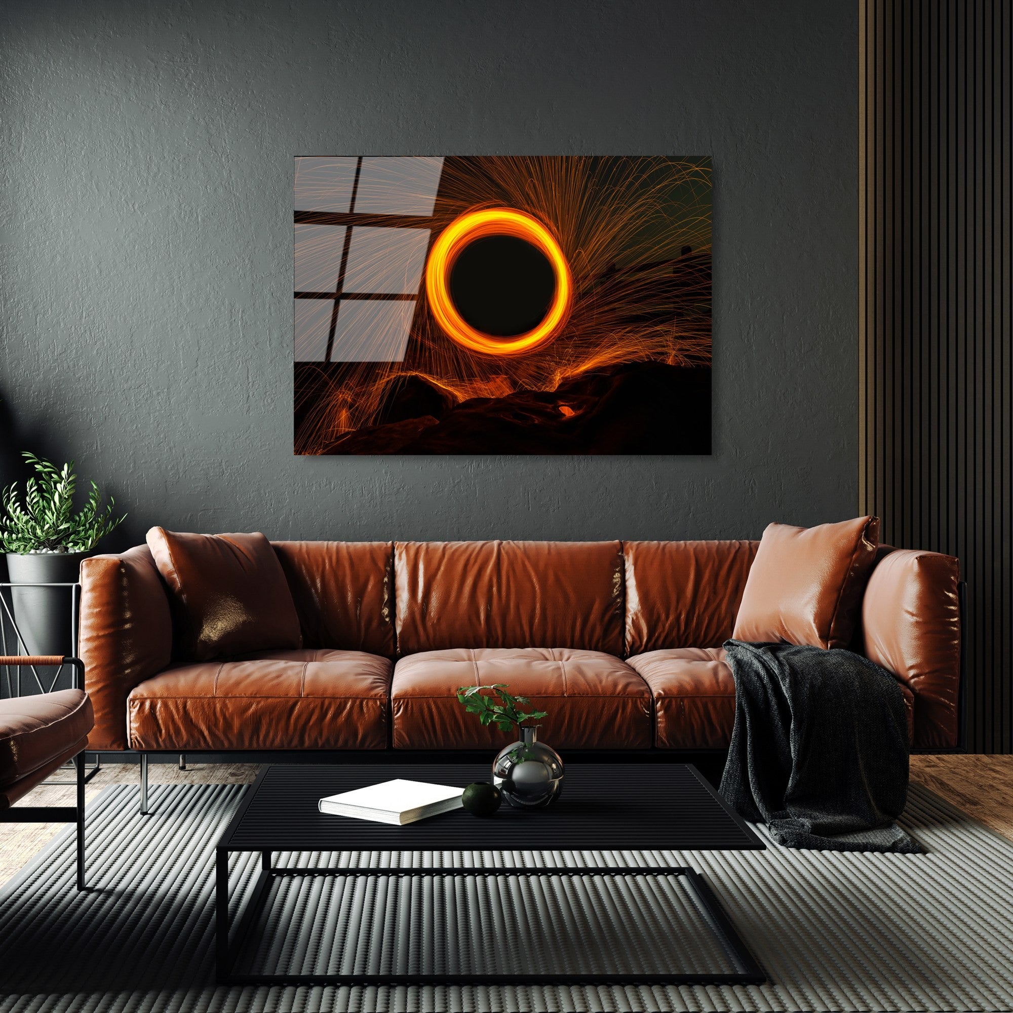 Quadro Decorativo em 100% Vidro Temperado 70 x 100 cm, Multicolor, 4 mm (UV-089)