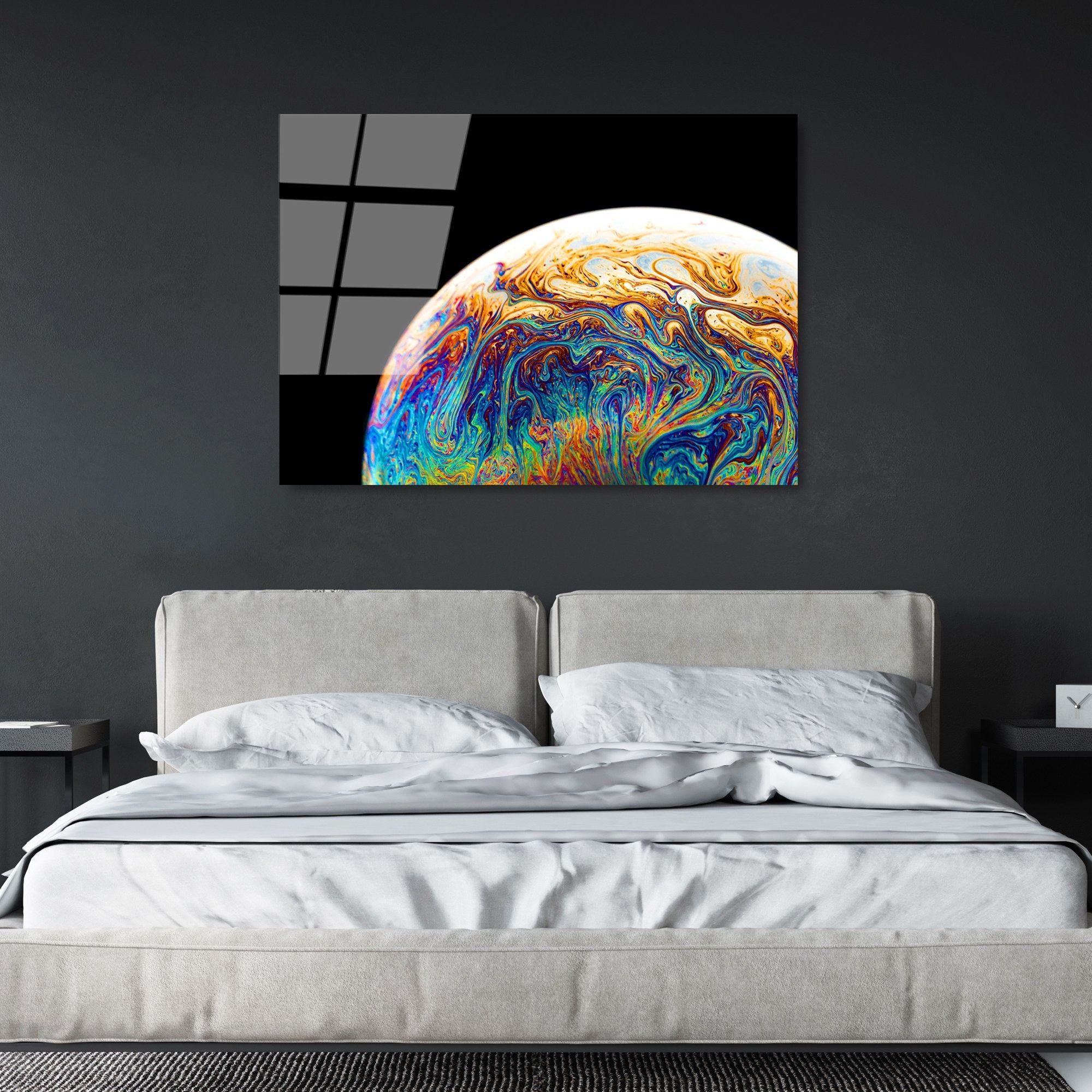 Quadro Decorativo em Vidro Temperado UV-090 – Multicolor – 70 x 100 cm – 4 mm