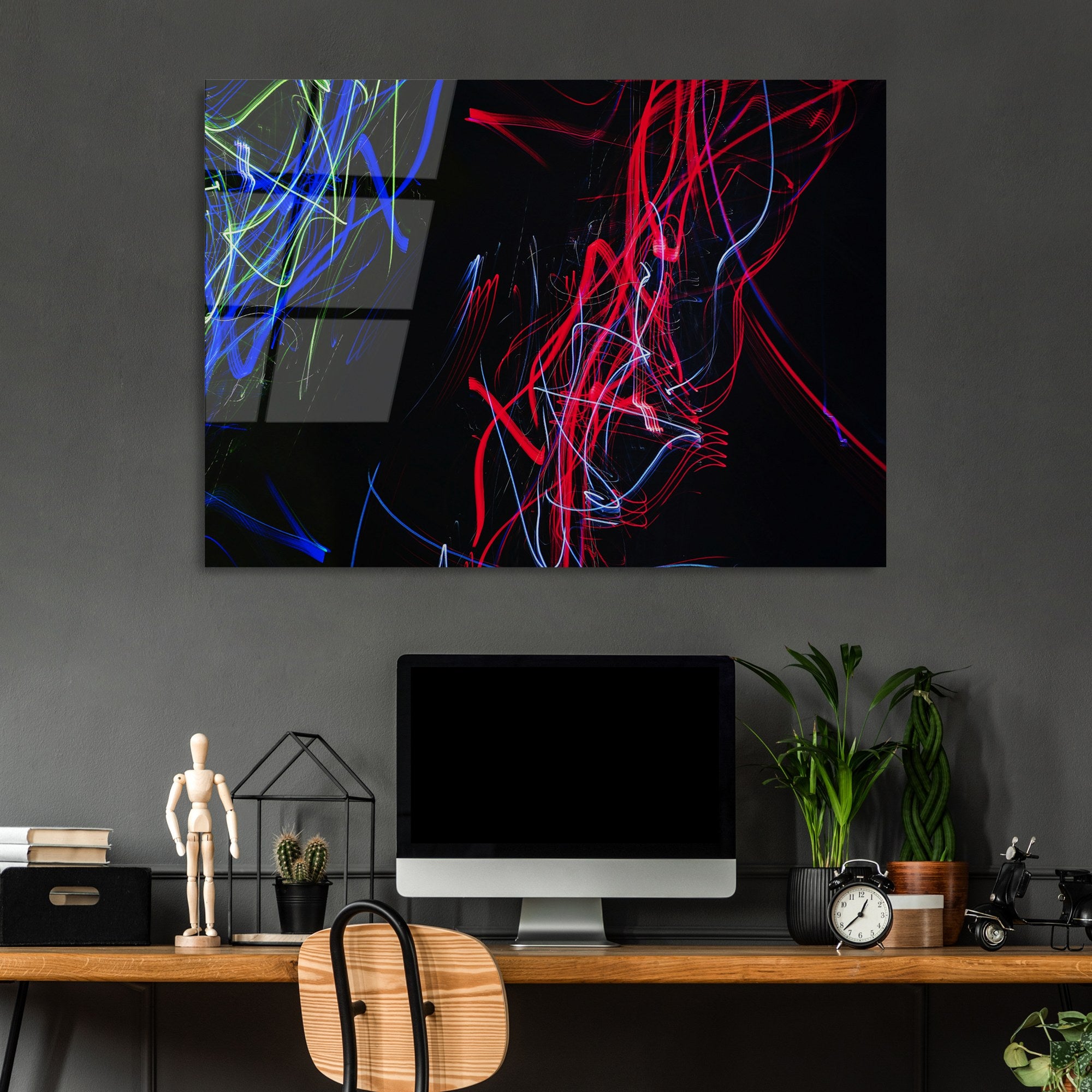 Quadro Decorativo em Vidro Temperado UV-092, 70 x 100 cm, Multicolor, 4 mm