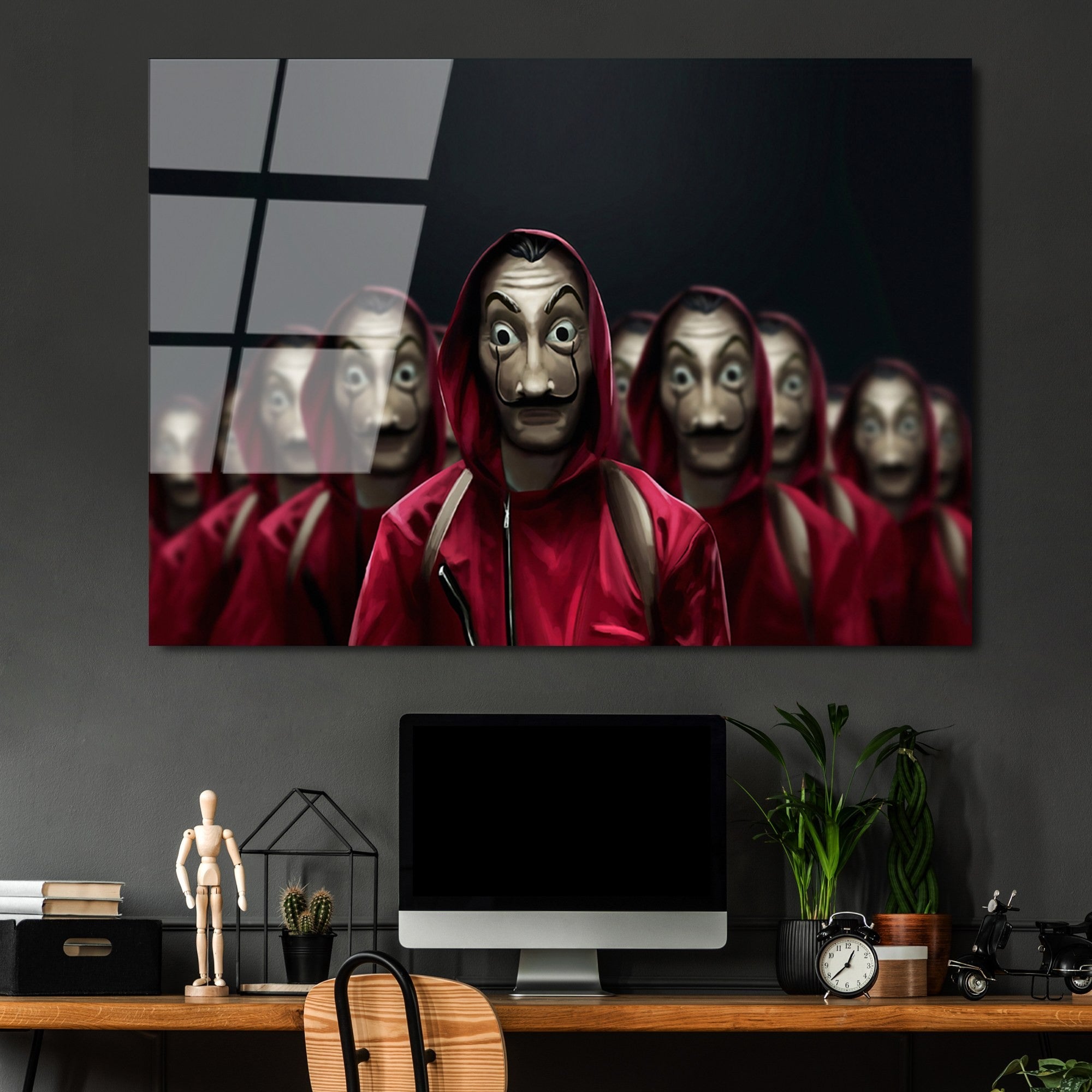 Quadro Decorativo em Vidro Temperado 70 x 100 cm, Multicolor (UV-099, 4 mm)