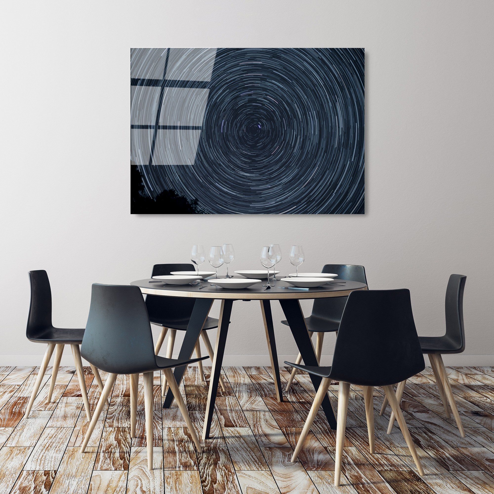 Quadro Decorativo em Vidro Temperado UV-106, 70x100 cm, Multicolor, 4 mm