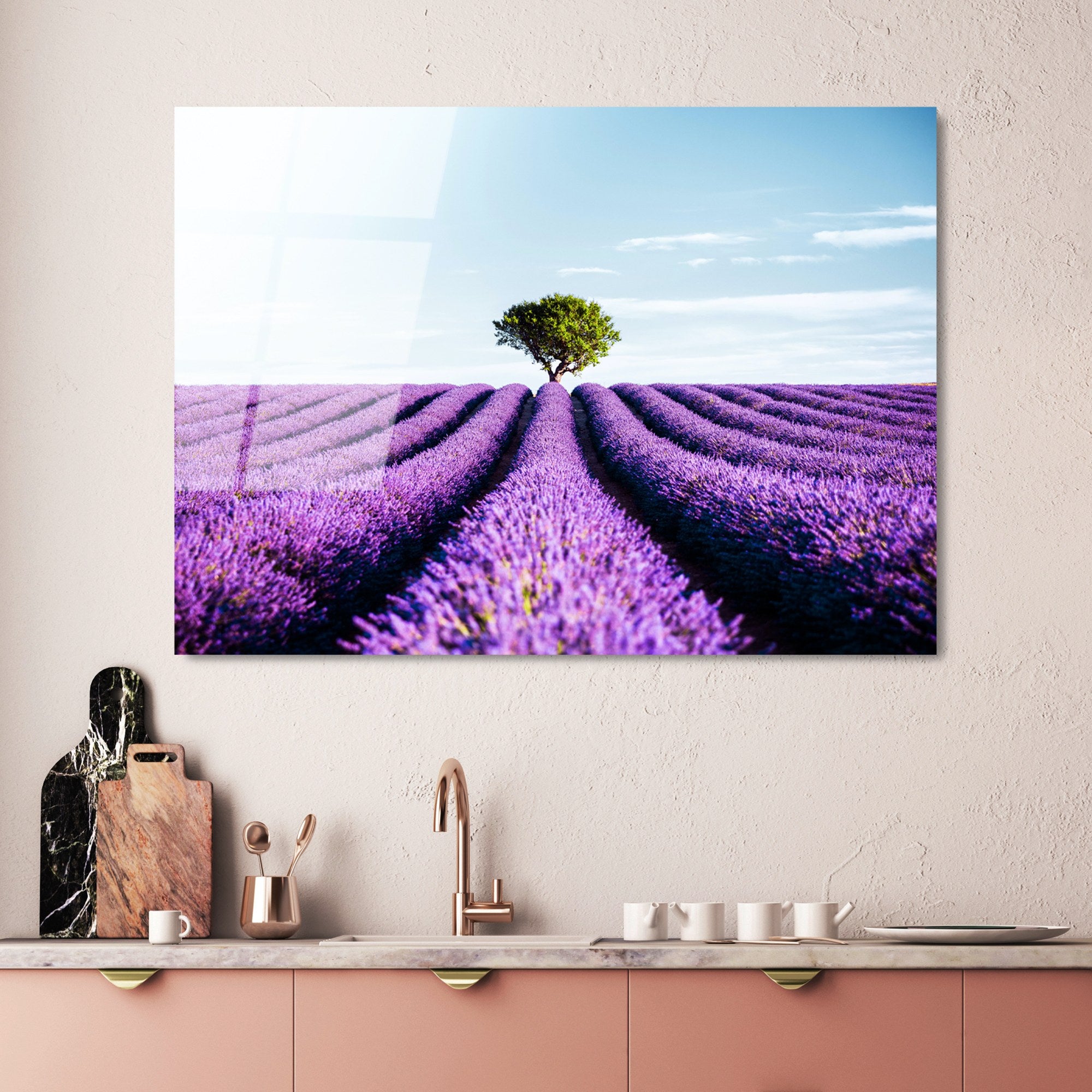 Quadro Decorativo em Vidro Temperado UV-107, 70 x 100 cm, Multicolor, 4 mm