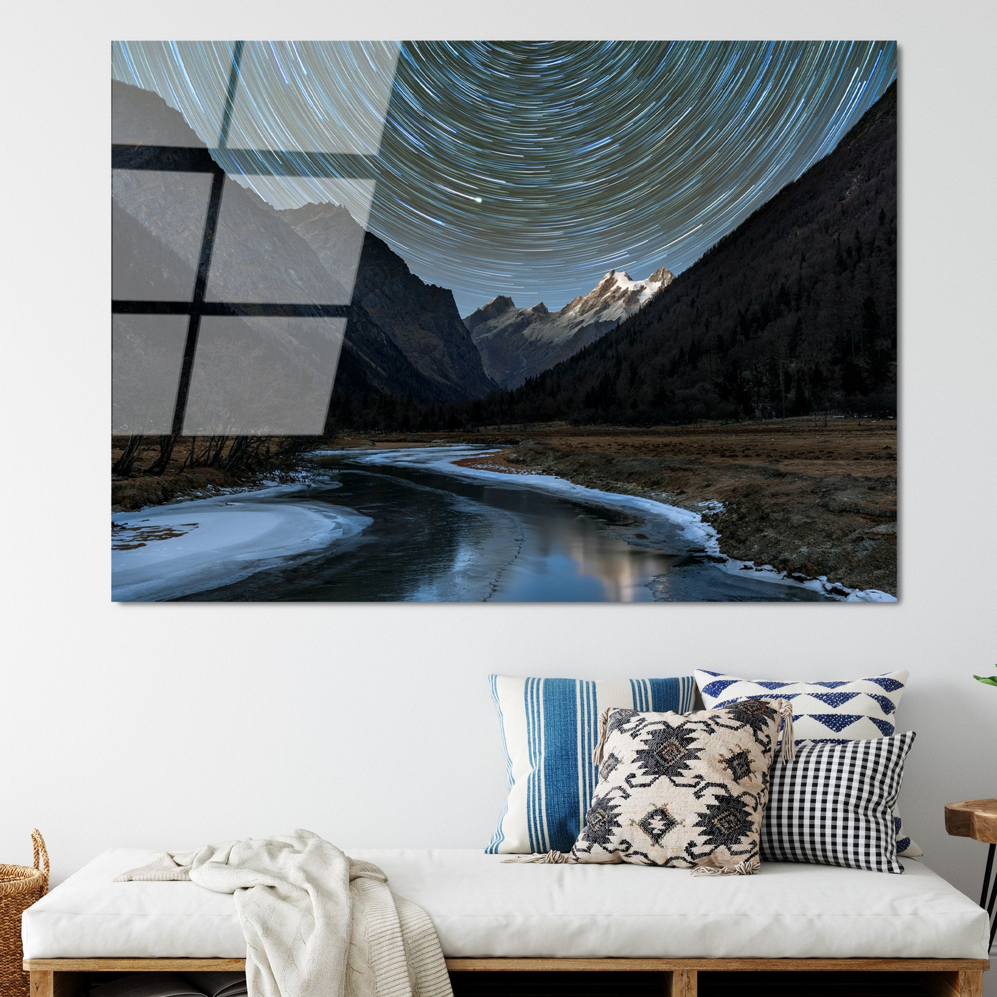 Quadro Decorativo em Vidro Temperado 4 mm 70x100 cm (7,609 kg) – Multicolor – UV-112