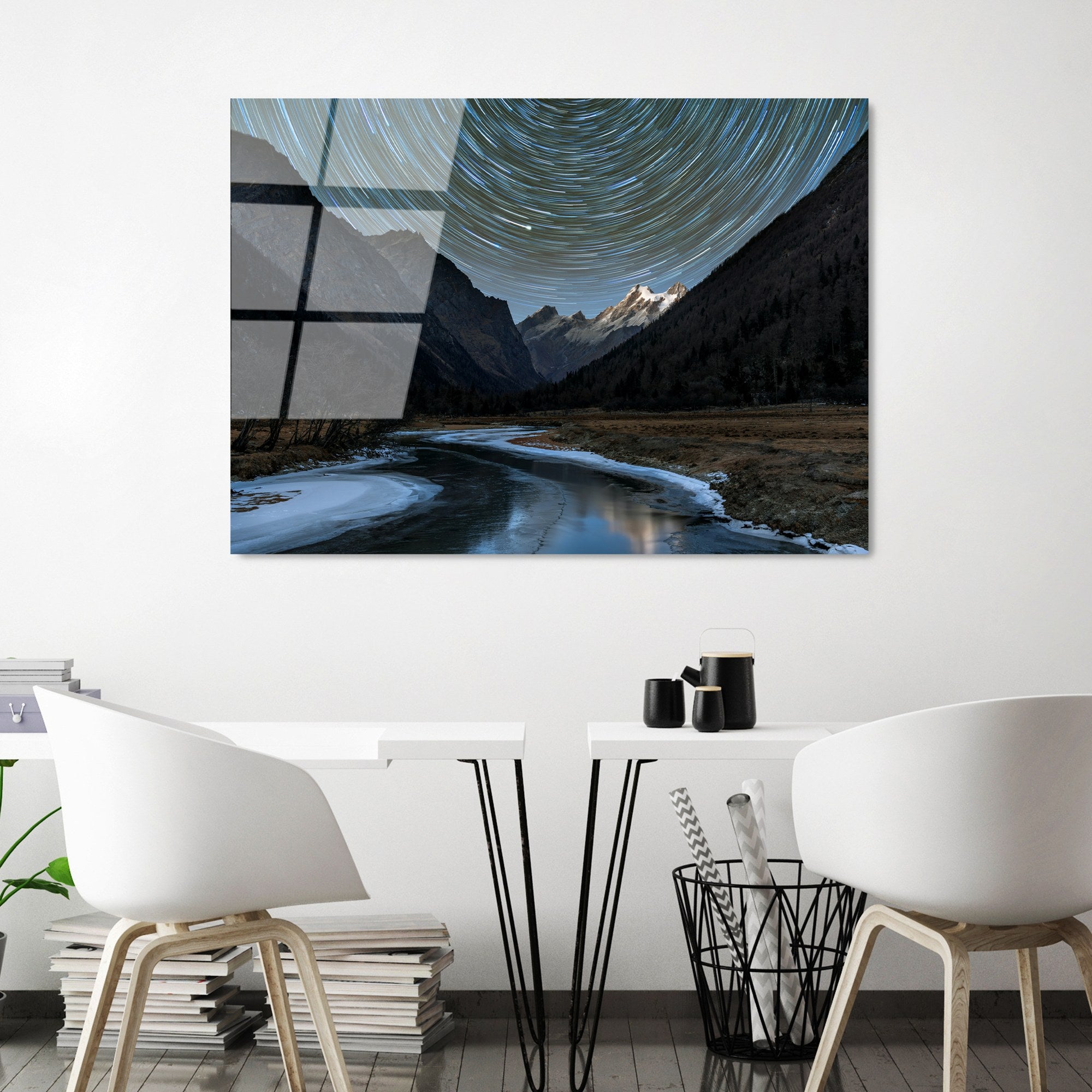 Quadro Decorativo em Vidro Temperado 4 mm 70x100 cm (7,609 kg) – Multicolor – UV-112