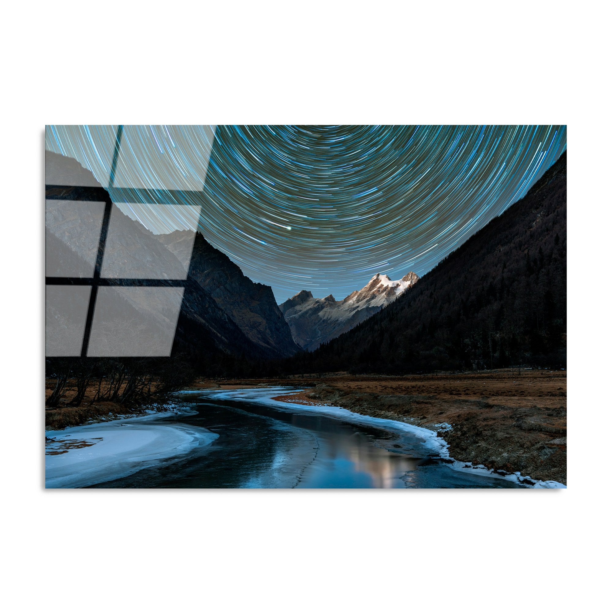 Quadro Decorativo em Vidro Temperado 4 mm 70x100 cm (7,609 kg) – Multicolor – UV-112