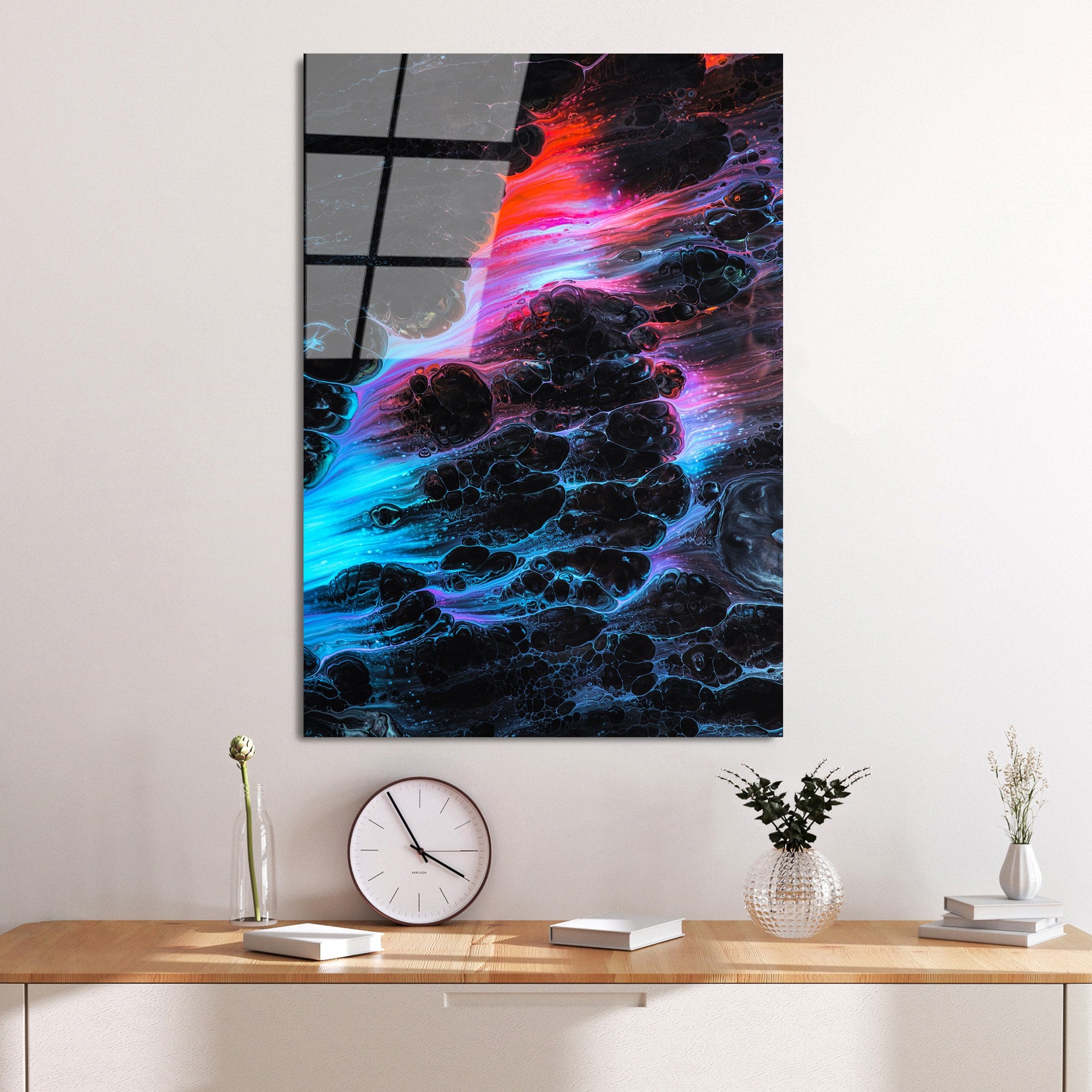 Quadro Decorativo em Vidro Temperado UV-113 (70 x 100 cm), Multicolor — 4 mm de Espessura