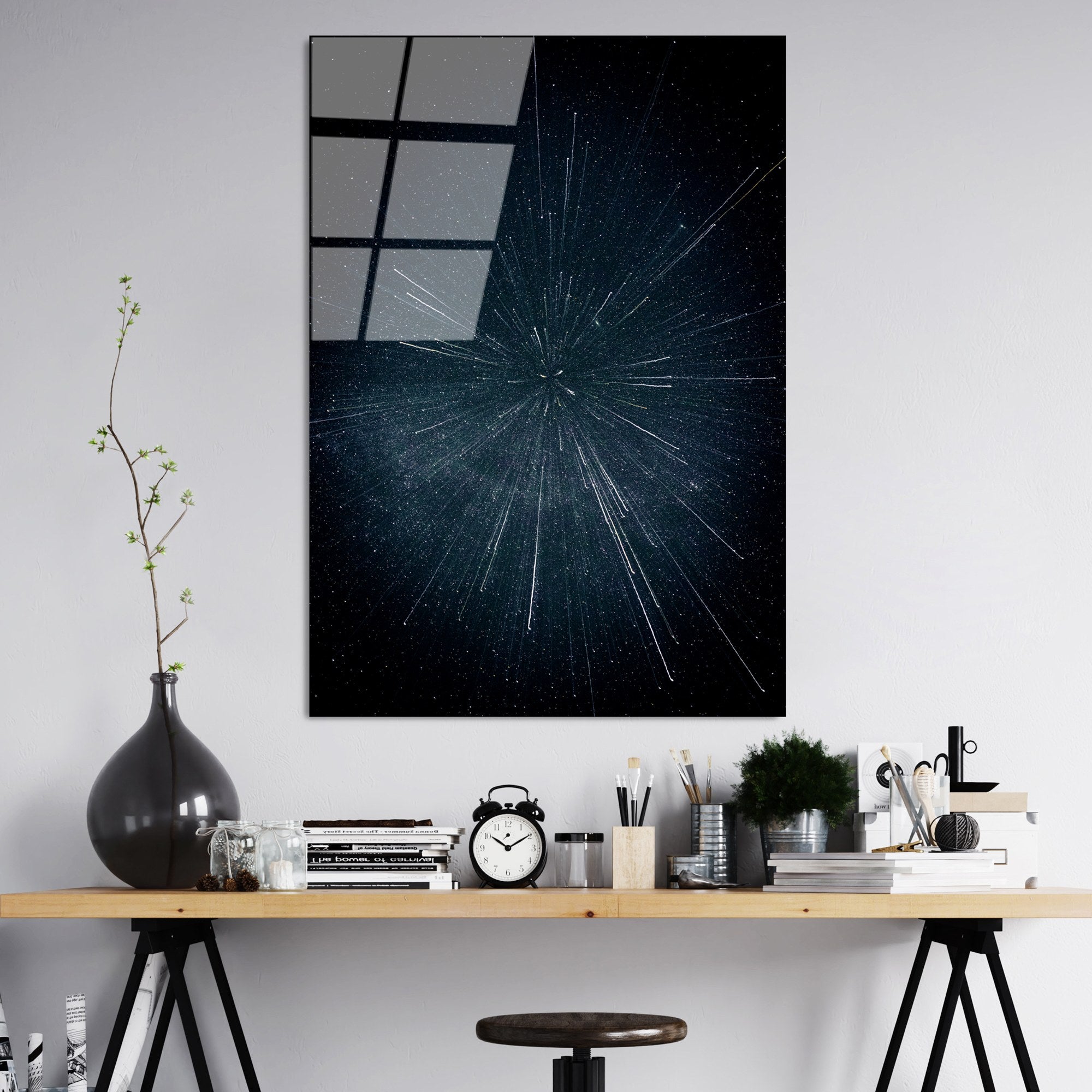 Quadro Decorativo em Vidro Temperado 100% UV-115, Multicolor, 70 x 100 cm (4 mm)