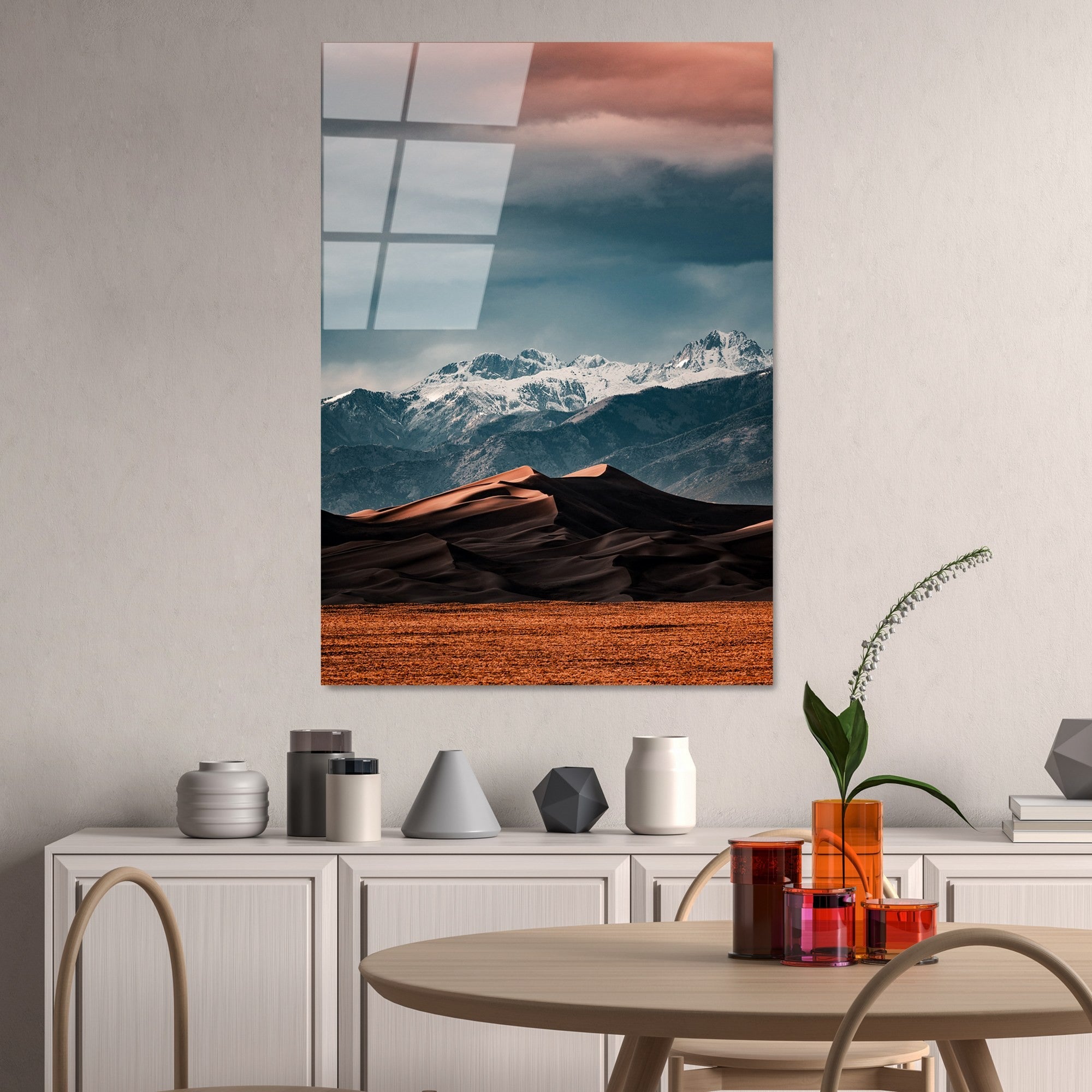 Quadro Decorativo em Vidro Temperado UV-116 – 70 x 100 cm, Multicolor, 4 mm