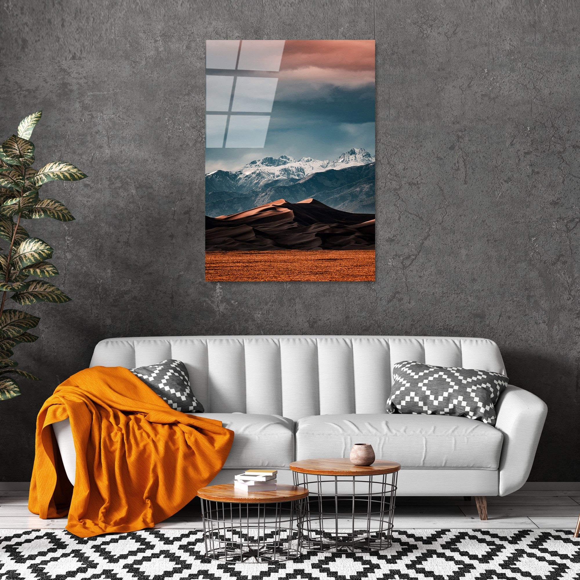 Quadro Decorativo em Vidro Temperado UV-116 – 70 x 100 cm, Multicolor, 4 mm