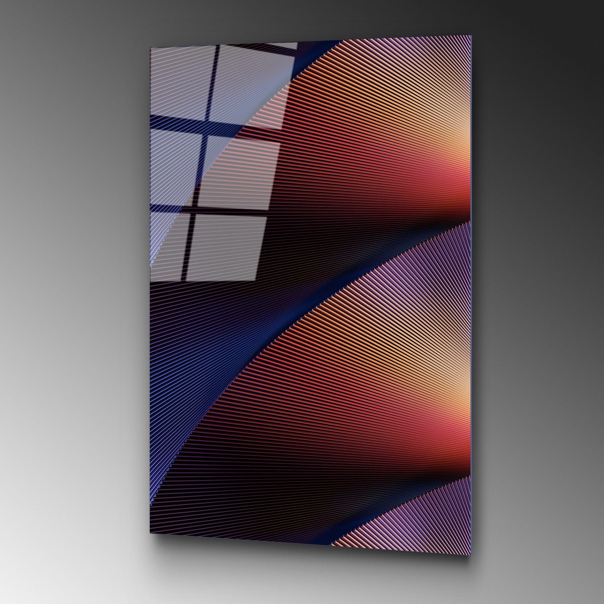 Quadro Decorativo em Vidro Temperado UV-117, Multicolor, 70 x 100 cm, 4 mm