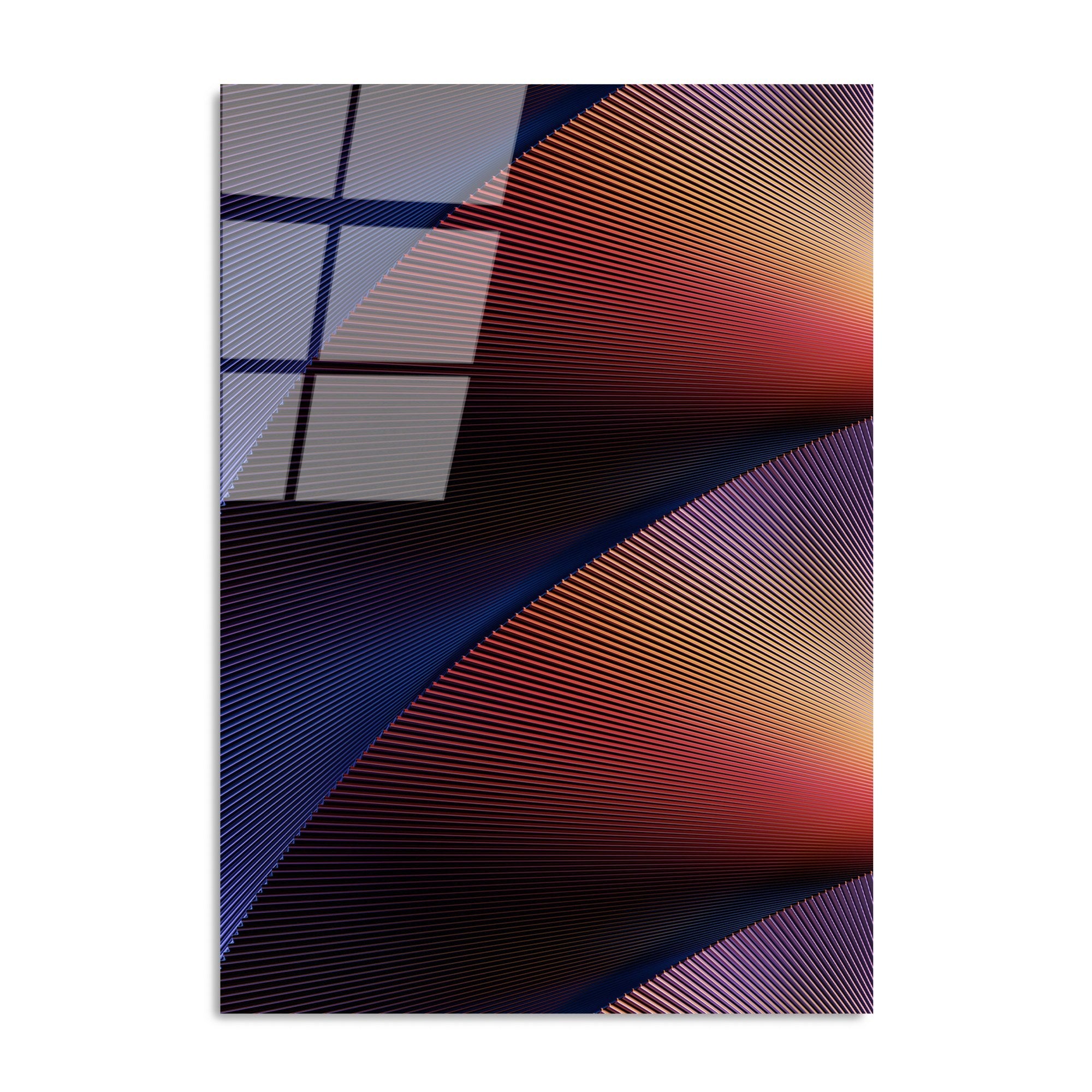 Quadro Decorativo em Vidro Temperado UV-117, Multicolor, 70 x 100 cm, 4 mm