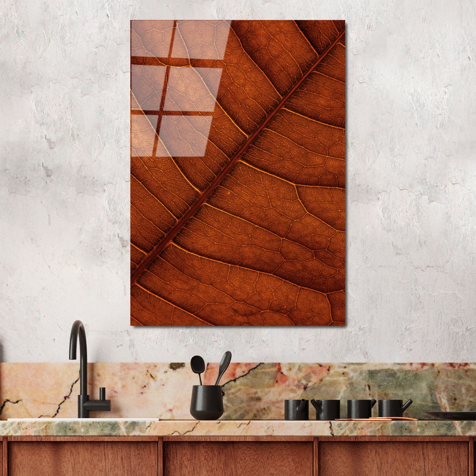 Quadro Decorativo em Vidro Temperado 70 x 100 cm Multicolor – UV-119 (4 mm)