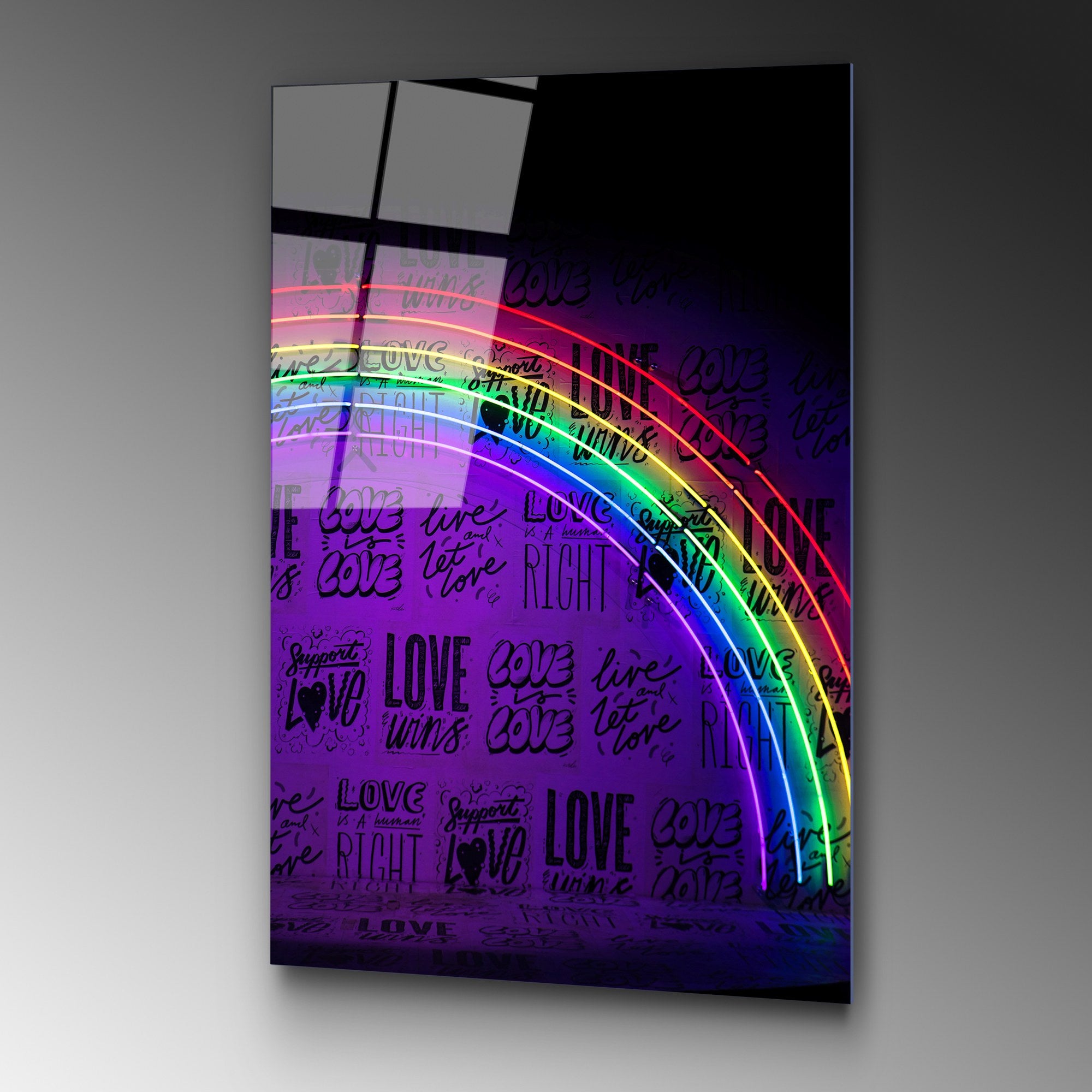 Quadro Decorativo em Vidro Temperado UV-120, 70x100 cm, Multicolor, Vidro 4 mm