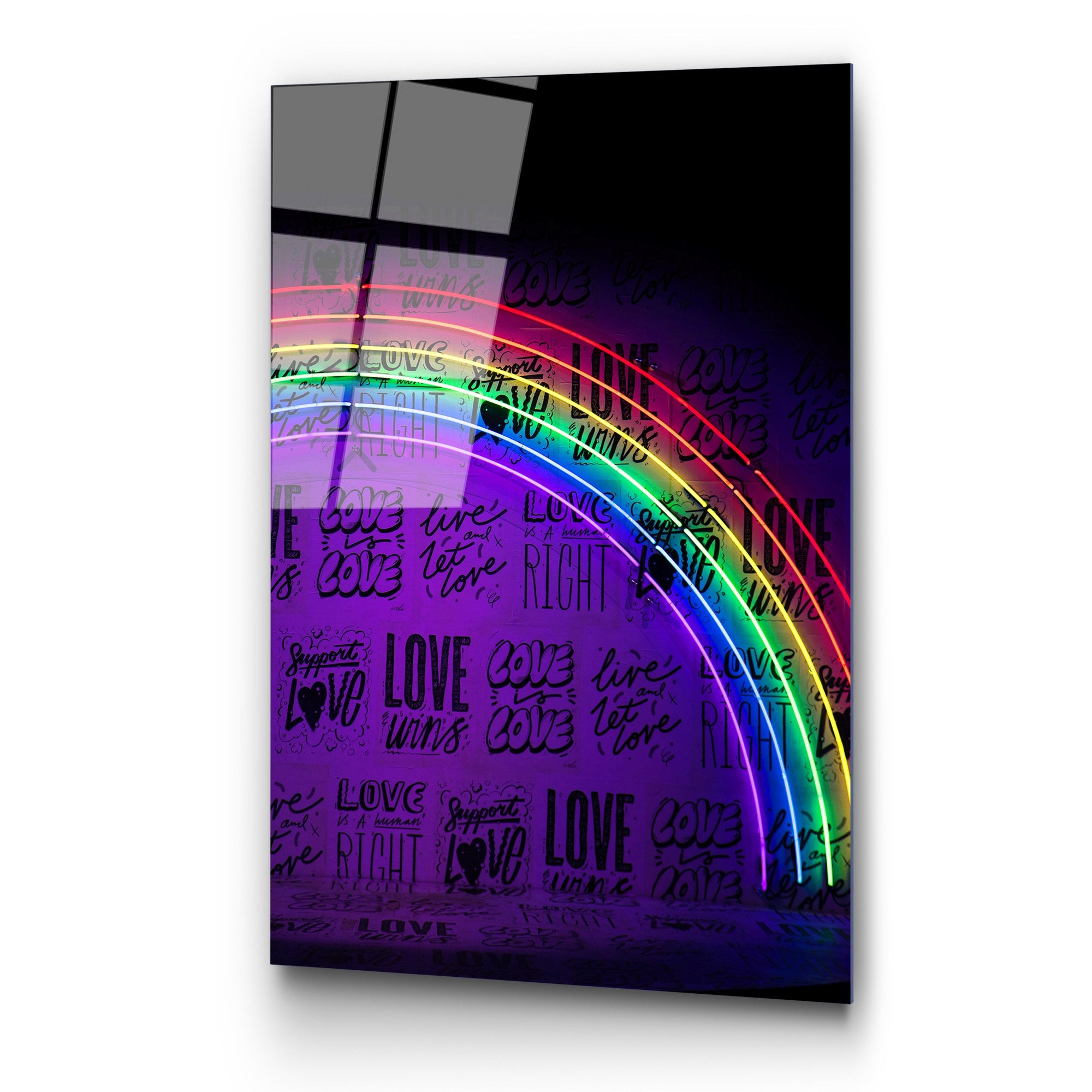 Quadro Decorativo em Vidro Temperado UV-120, 70x100 cm, Multicolor, Vidro 4 mm