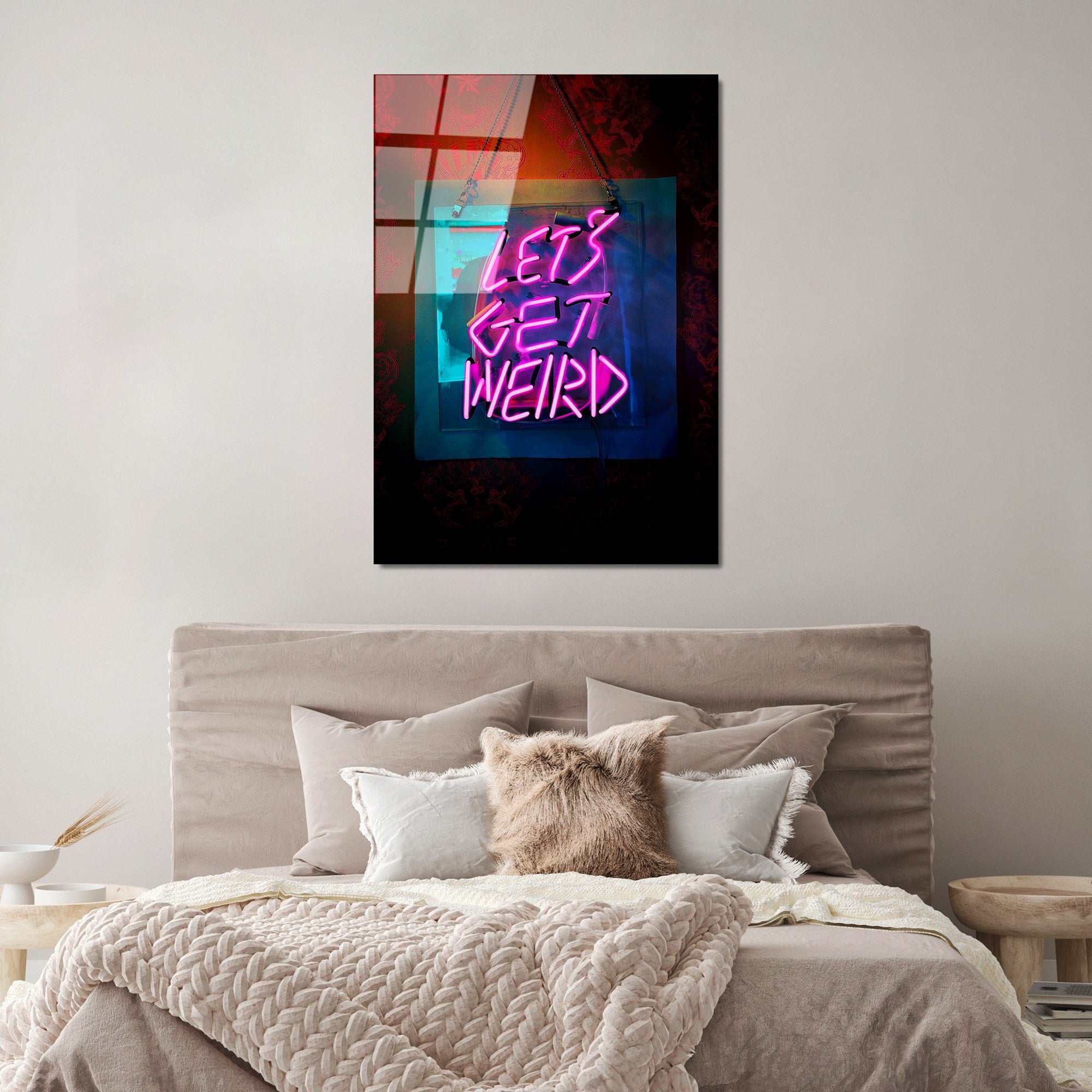 Quadro Decorativo em Vidro Temperado UV-121, Multicolor, 70 x 100 cm (4 mm)