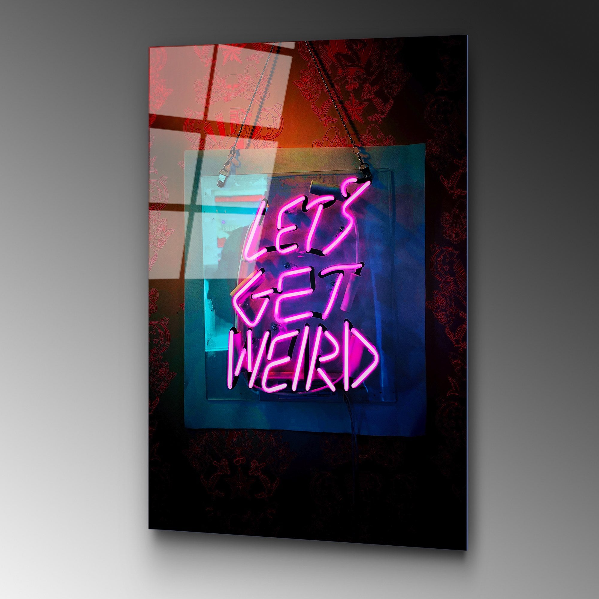 Quadro Decorativo em Vidro Temperado UV-121, Multicolor, 70 x 100 cm (4 mm)